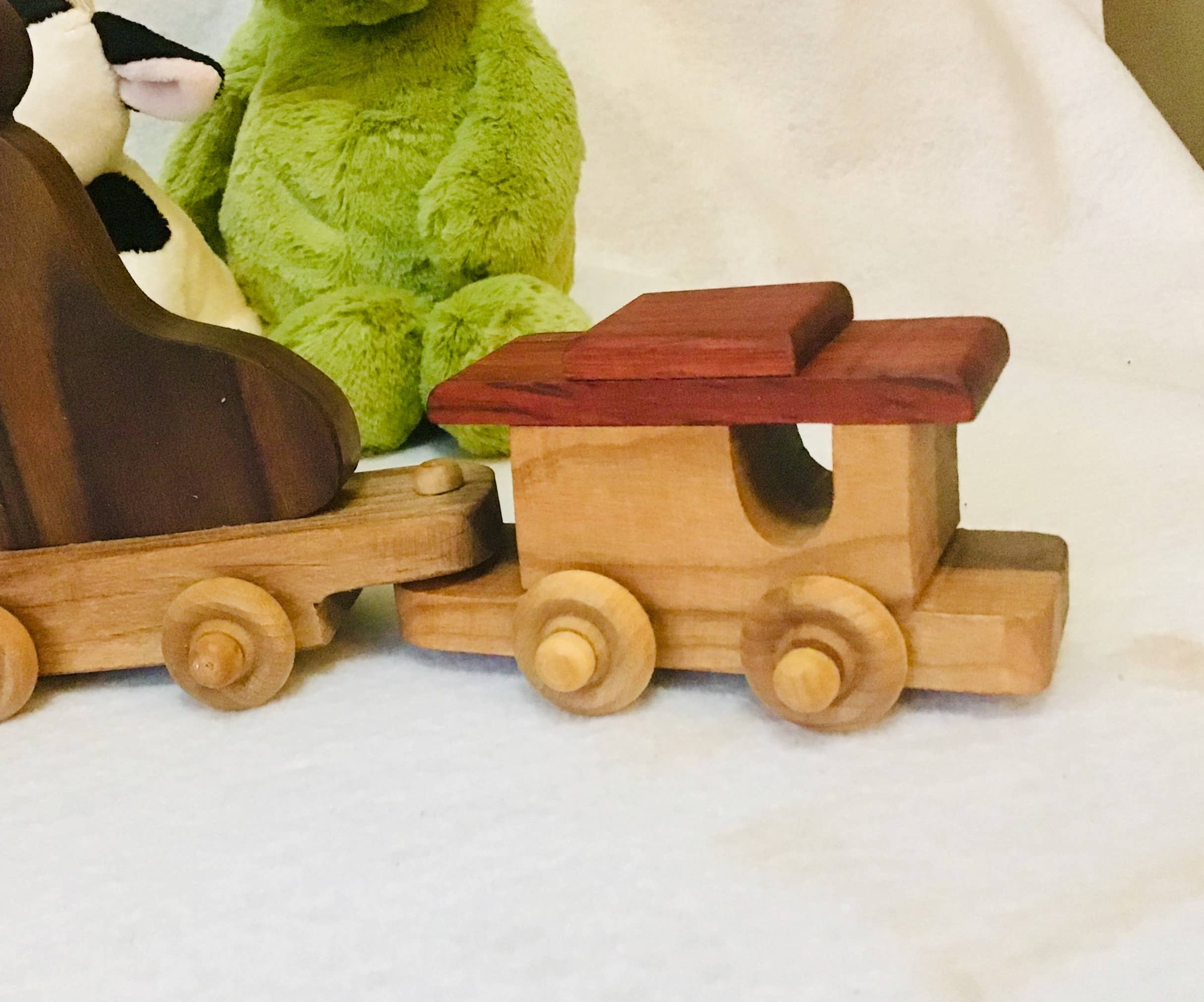 Wooden Zoo Train
