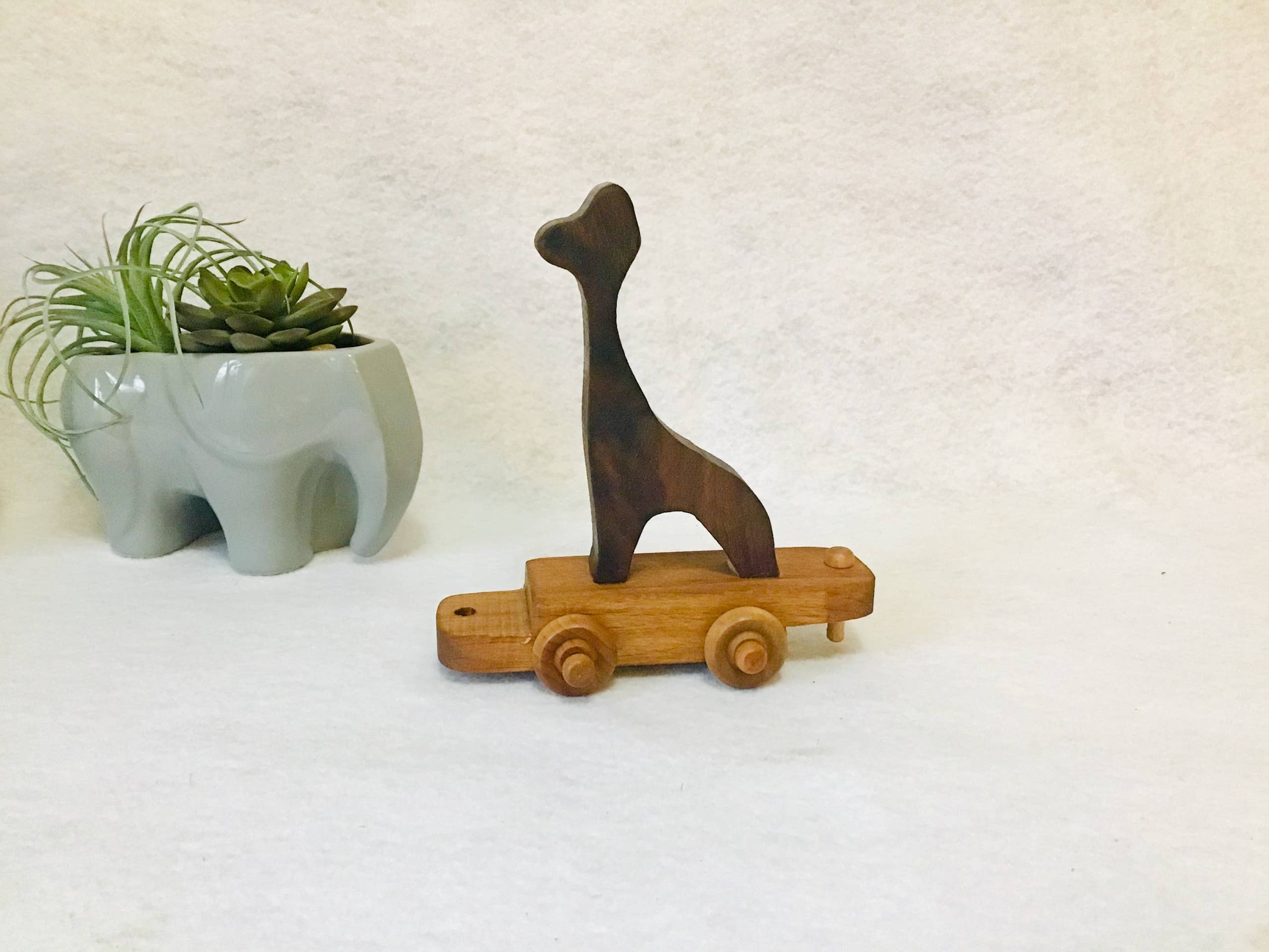 Wooden Zoo Train