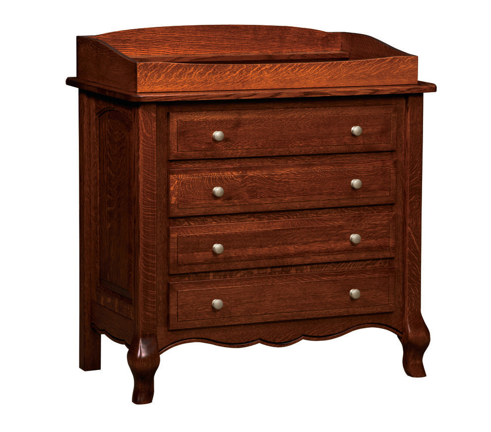 Amish French Country Four Drawer Dresser