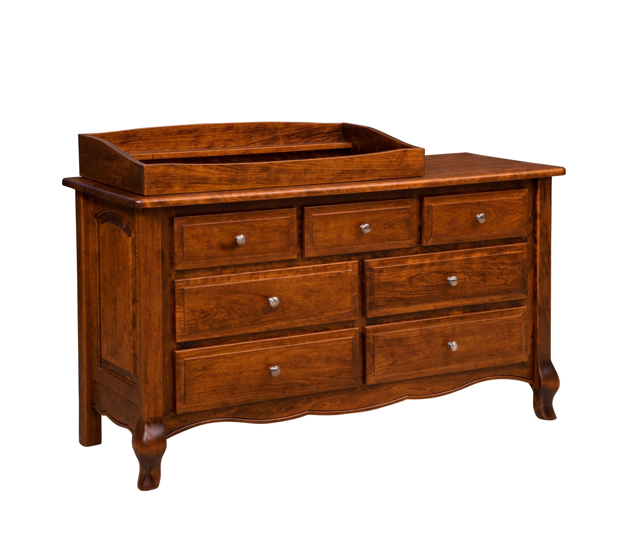 Amish French Country Seven Drawer Dresser