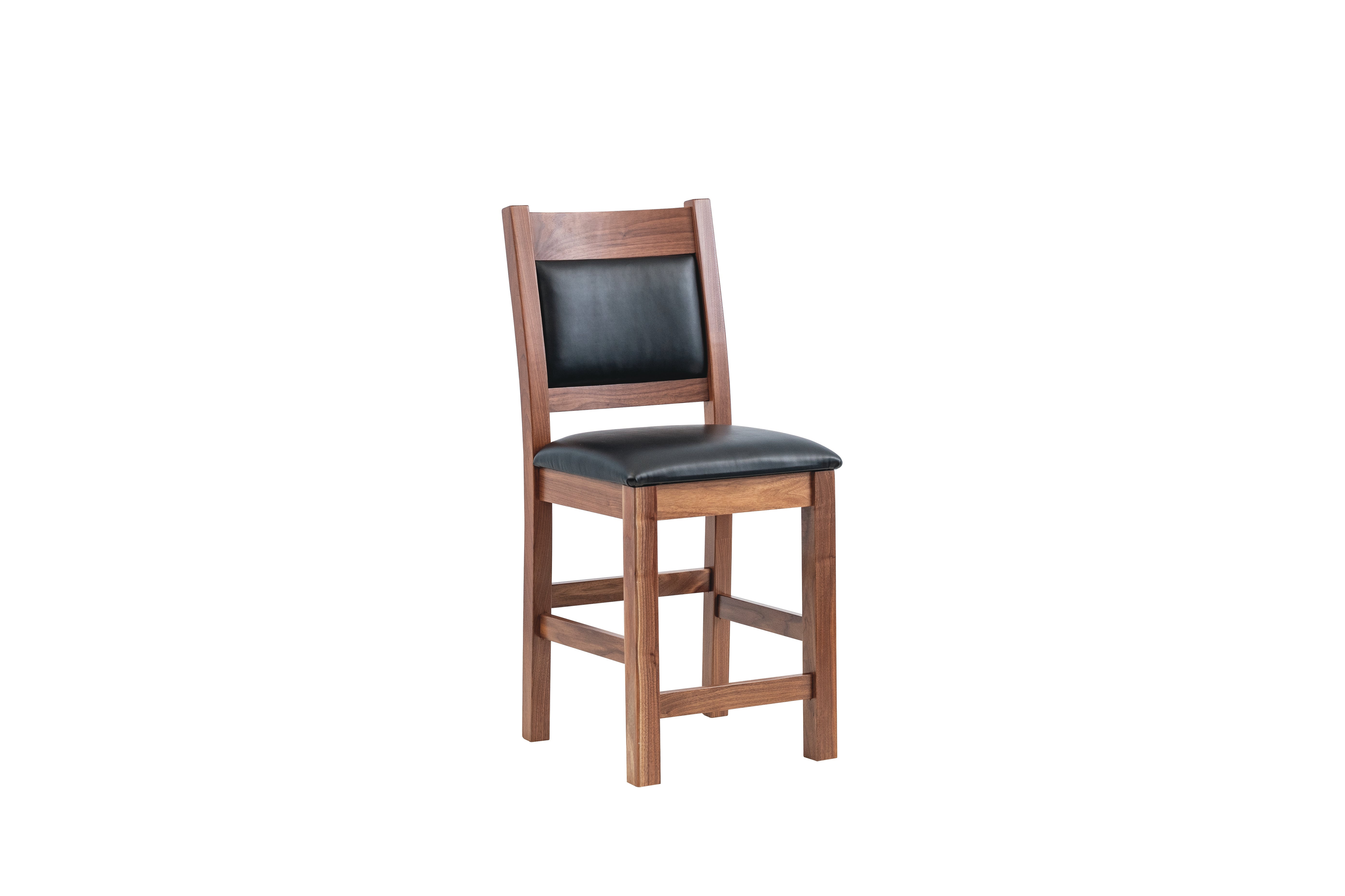 martin pub chair in walnut shown in a natural stain