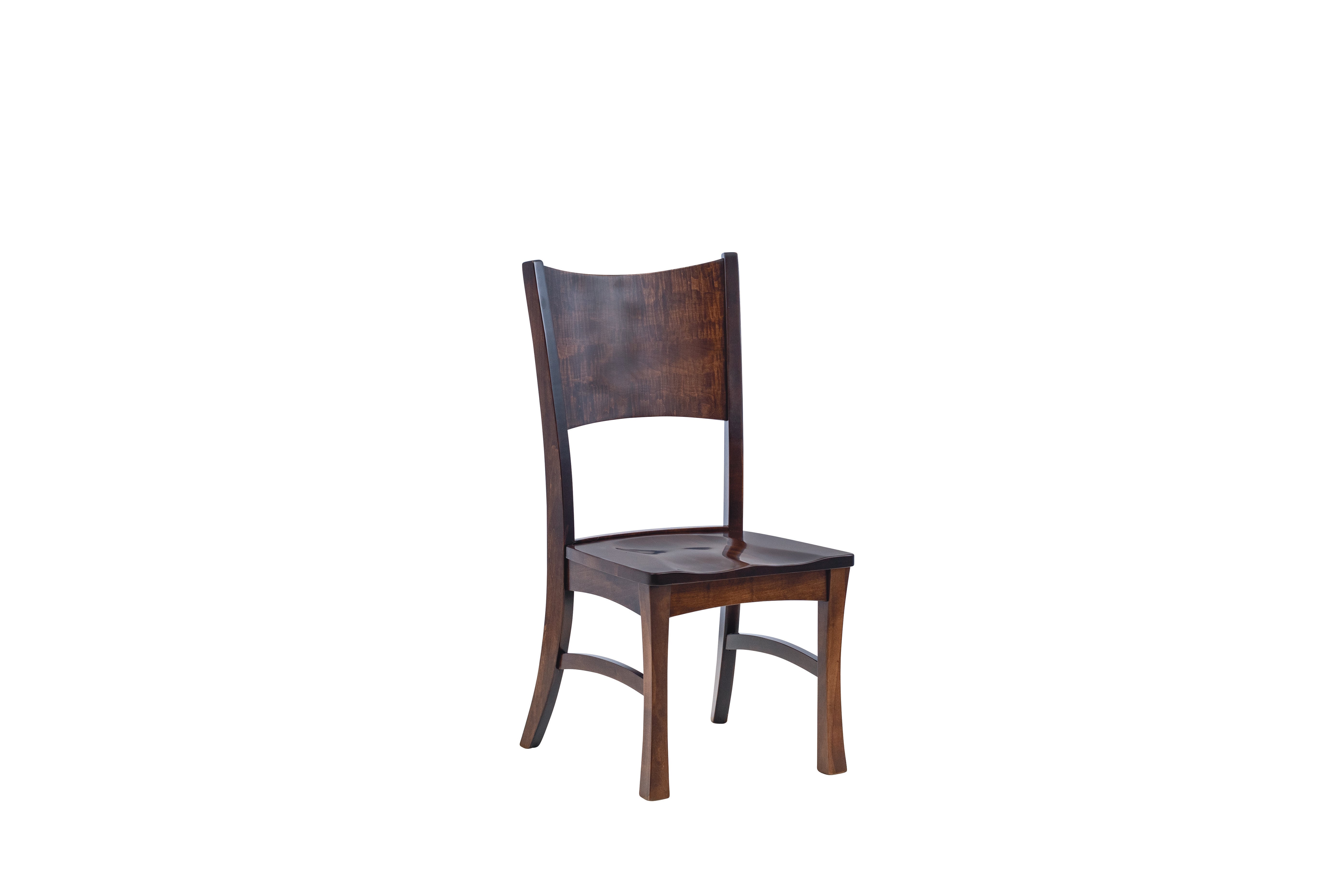 amish nashville side chair in brown maple