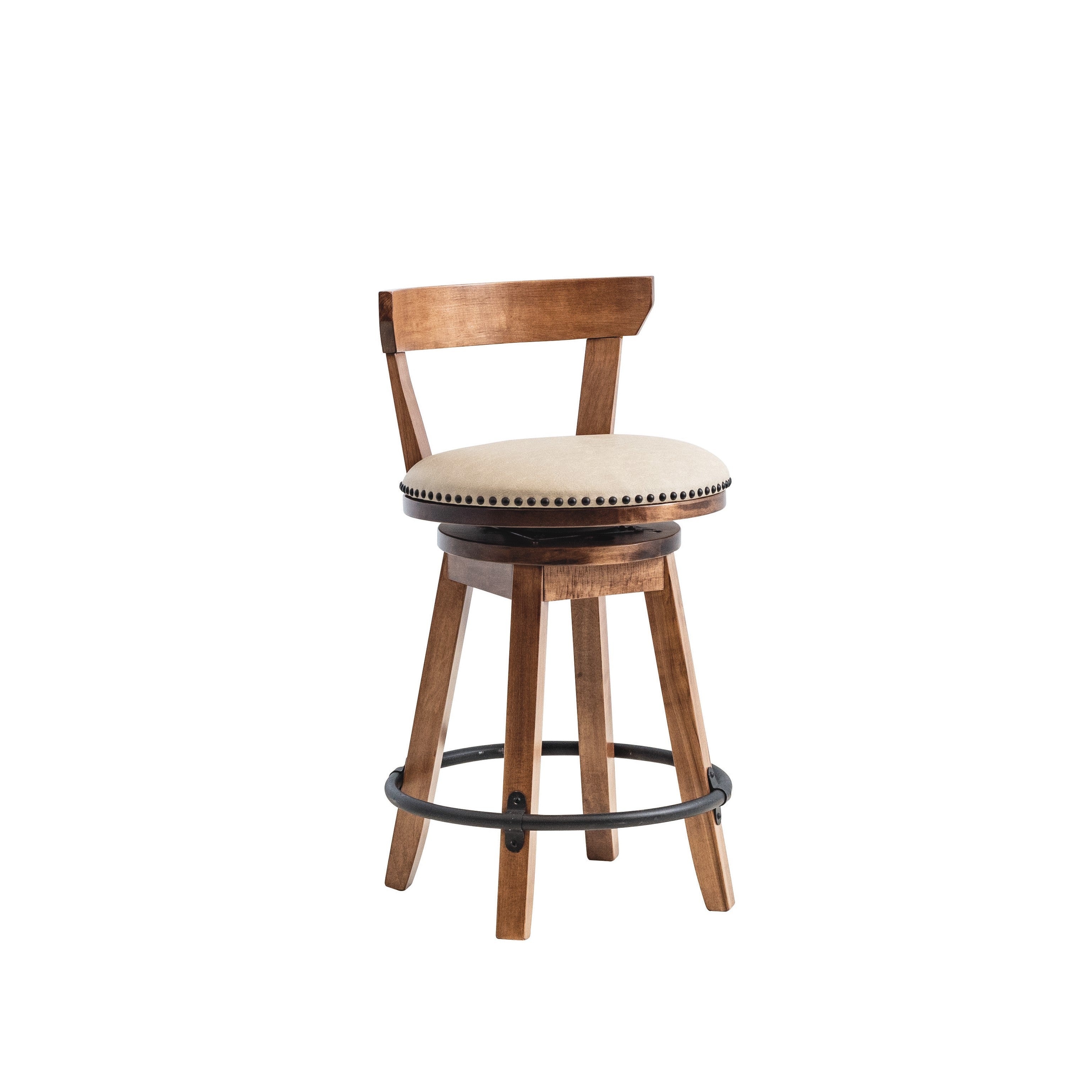 Amish Pueblo Swivel Barchair