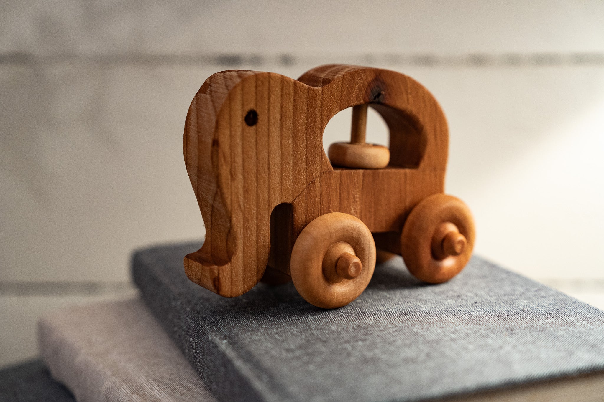 Handcrafted Wooden Baby Rattles