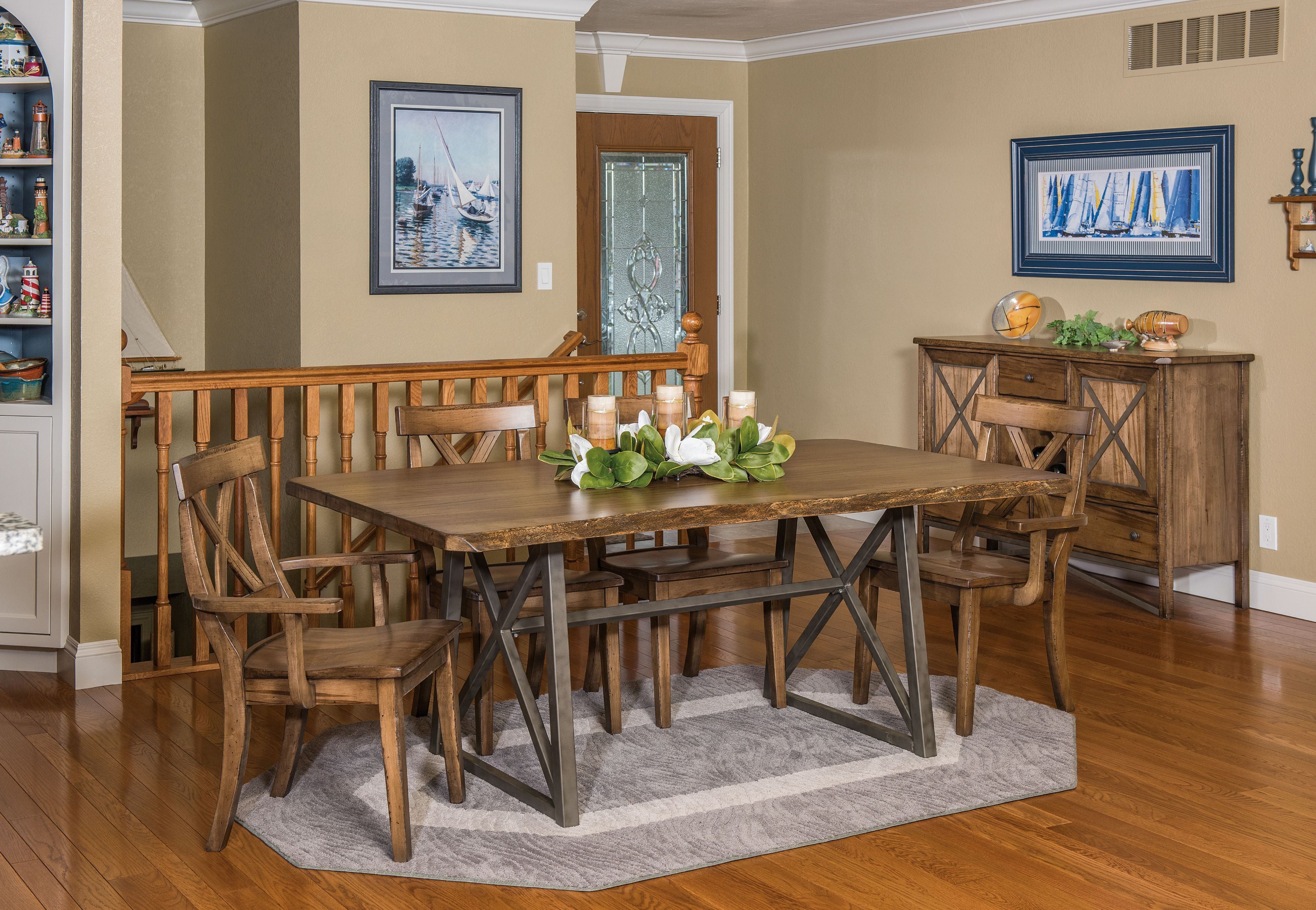 Amish Yukon Trestle Table