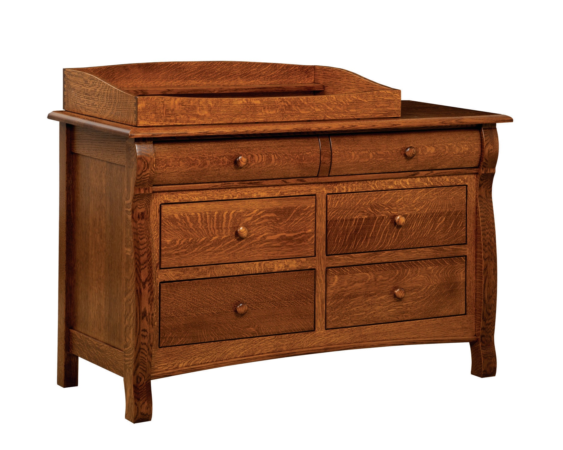 Amish Castlebury Six Drawer Dresser