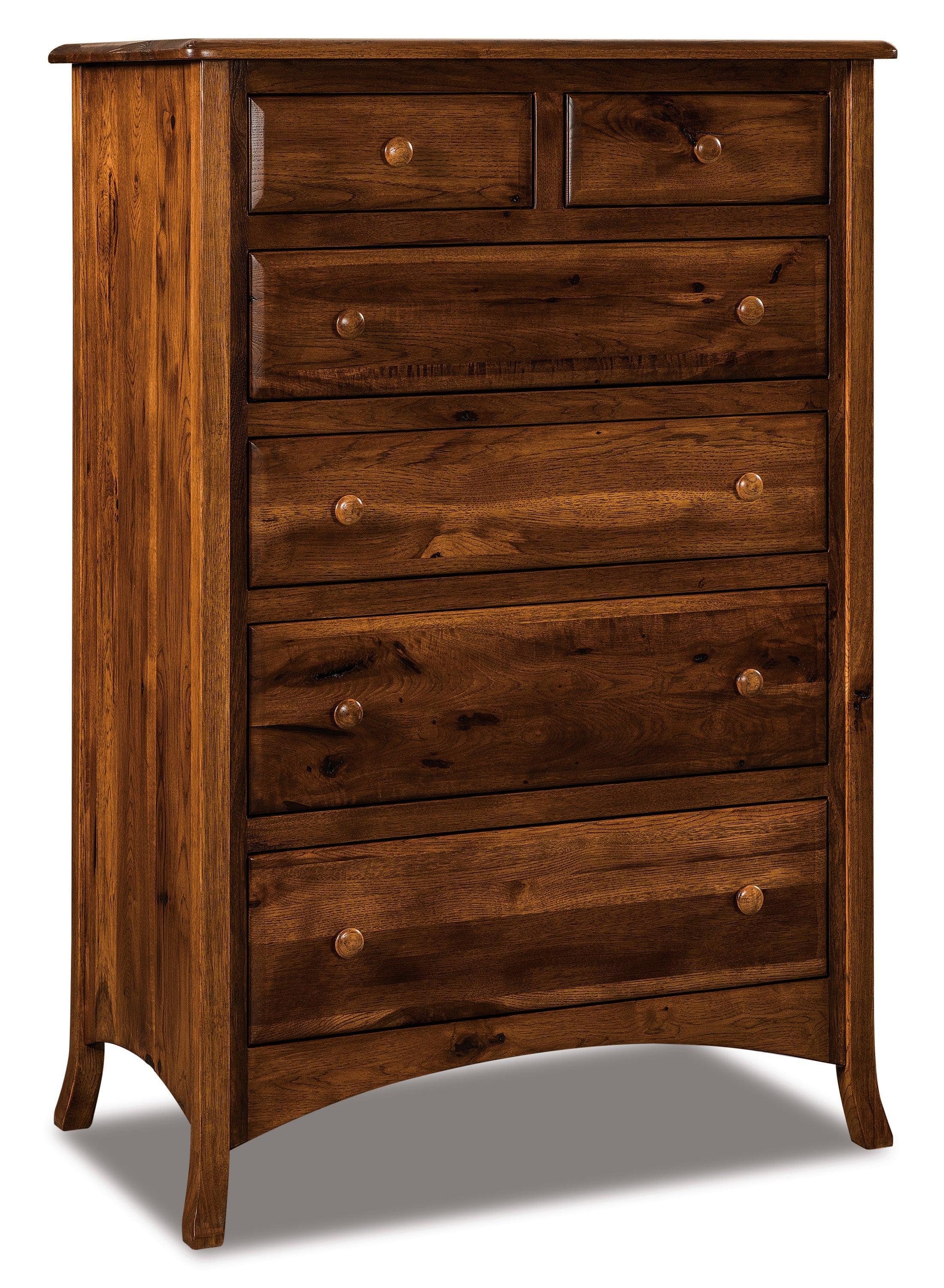 american made amish carlisle six drawer chest
