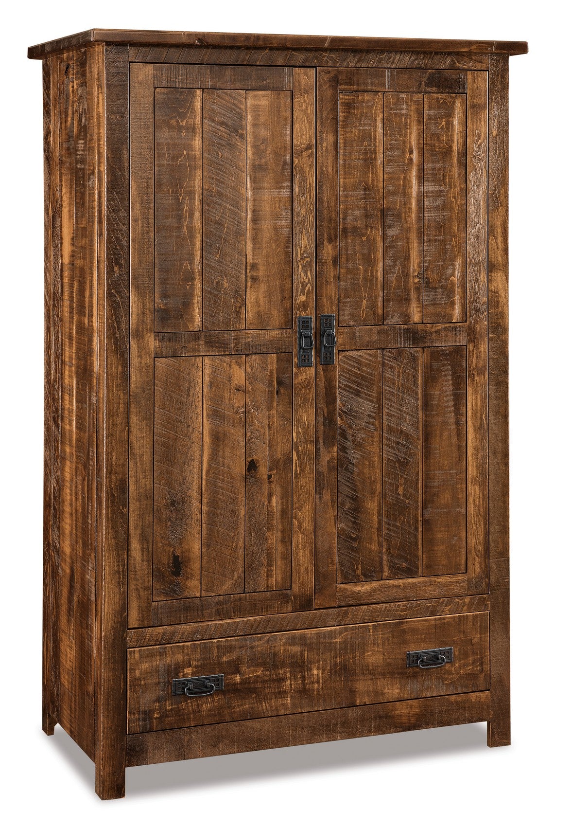 amish dumont rustic wardrobe armoire