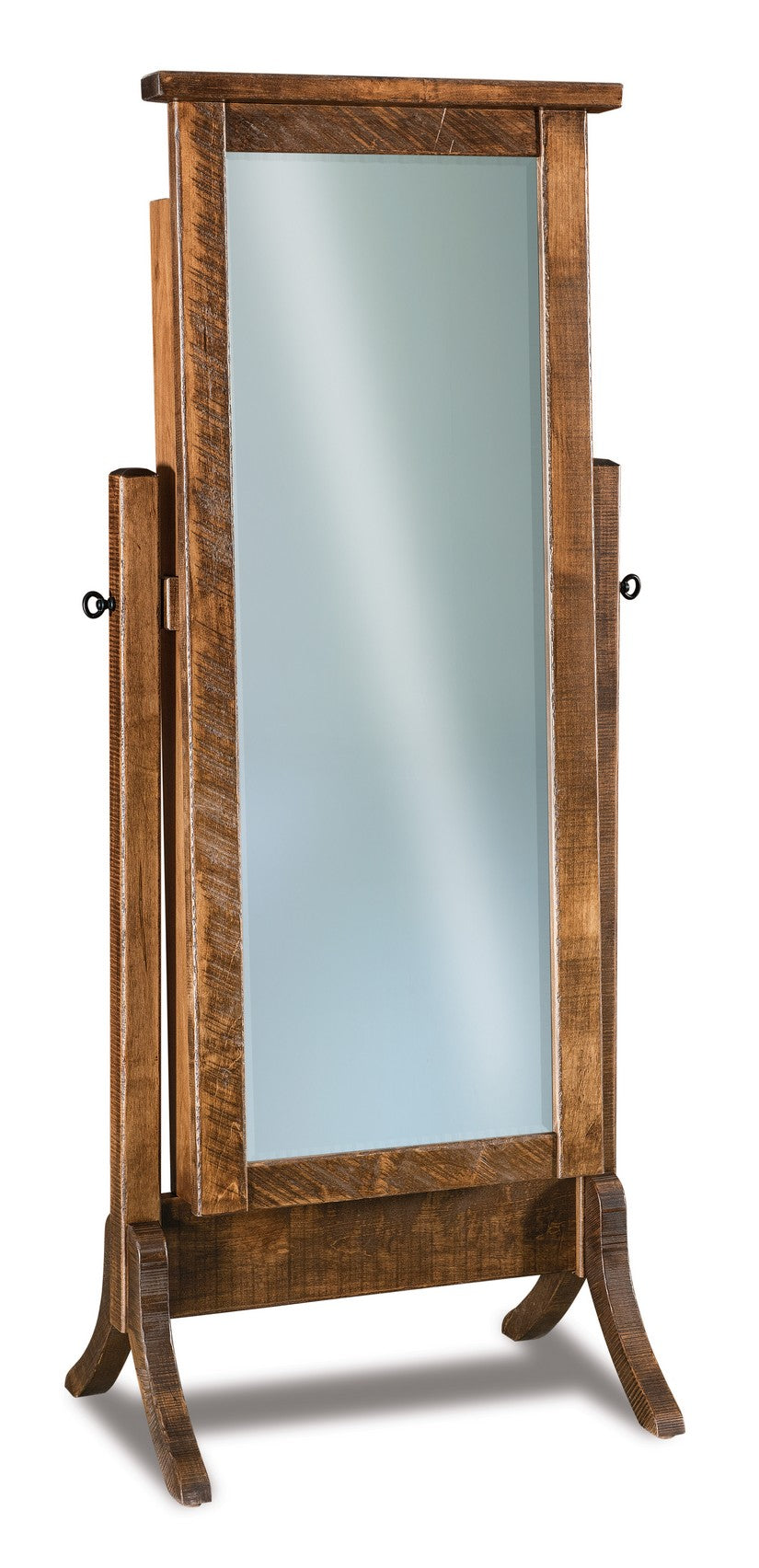 Amish Dumont Rustic Beveled Jewelry Mirror