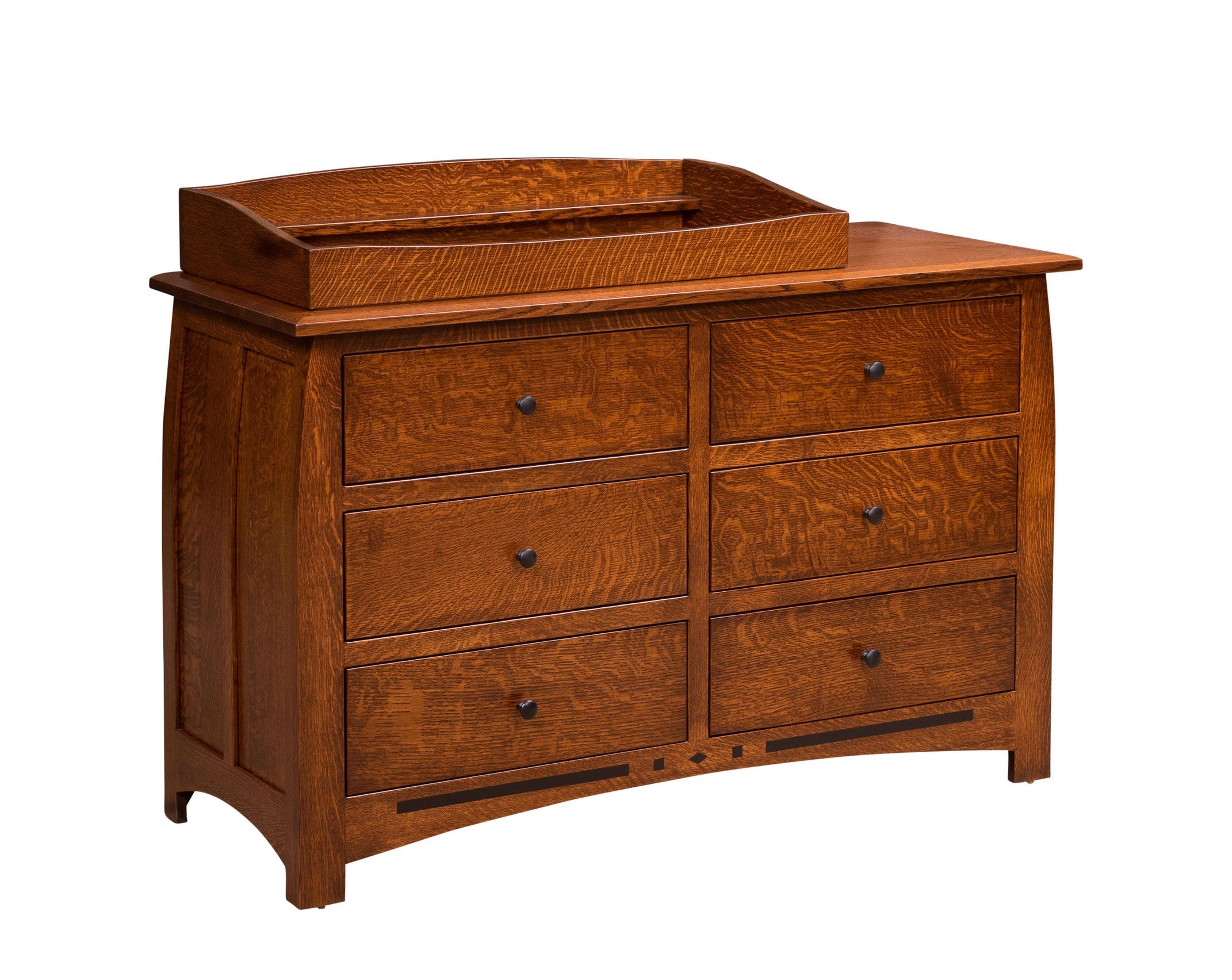 Amish Linbergh Six Drawer Dresser