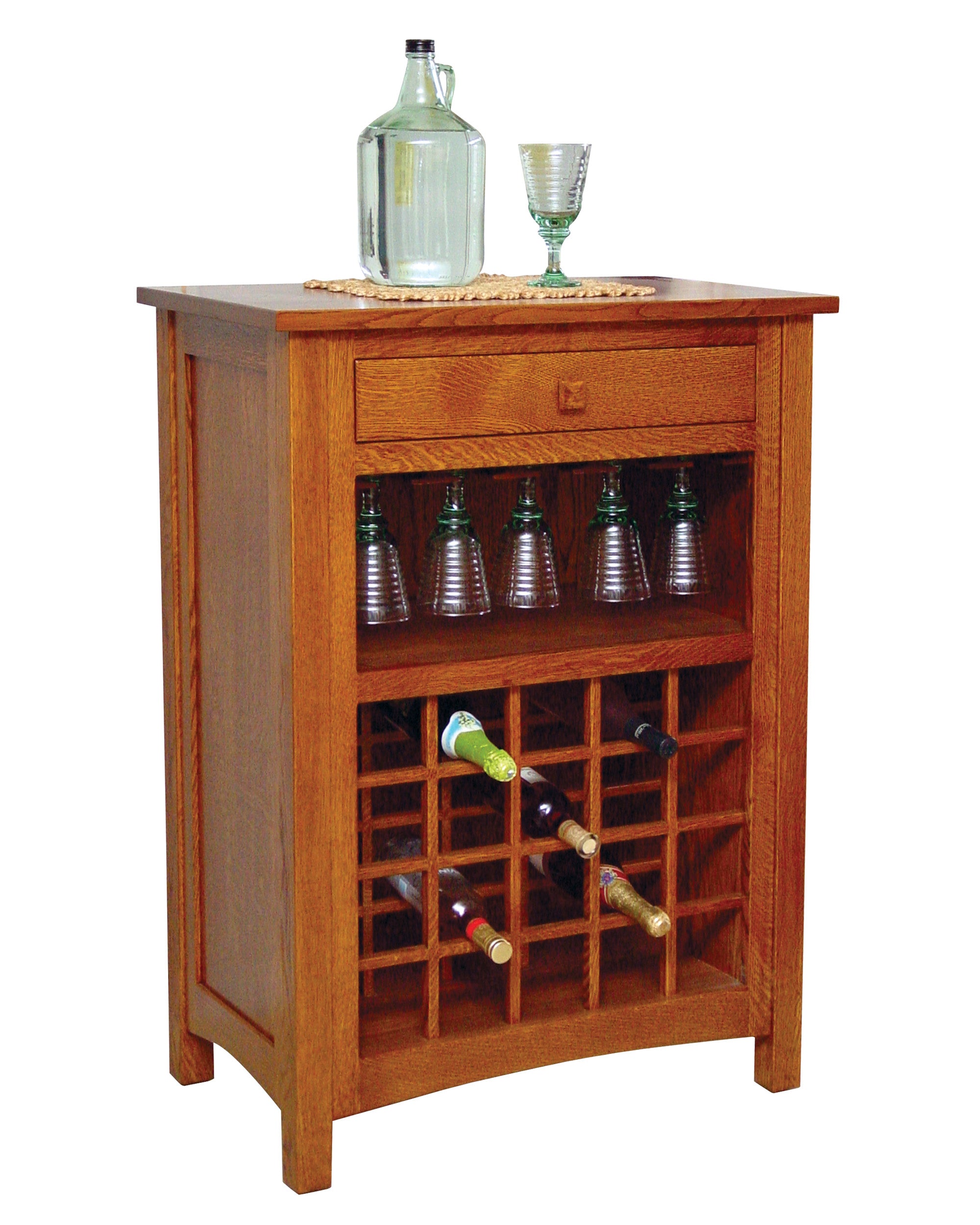 Amish shop bar cabinet