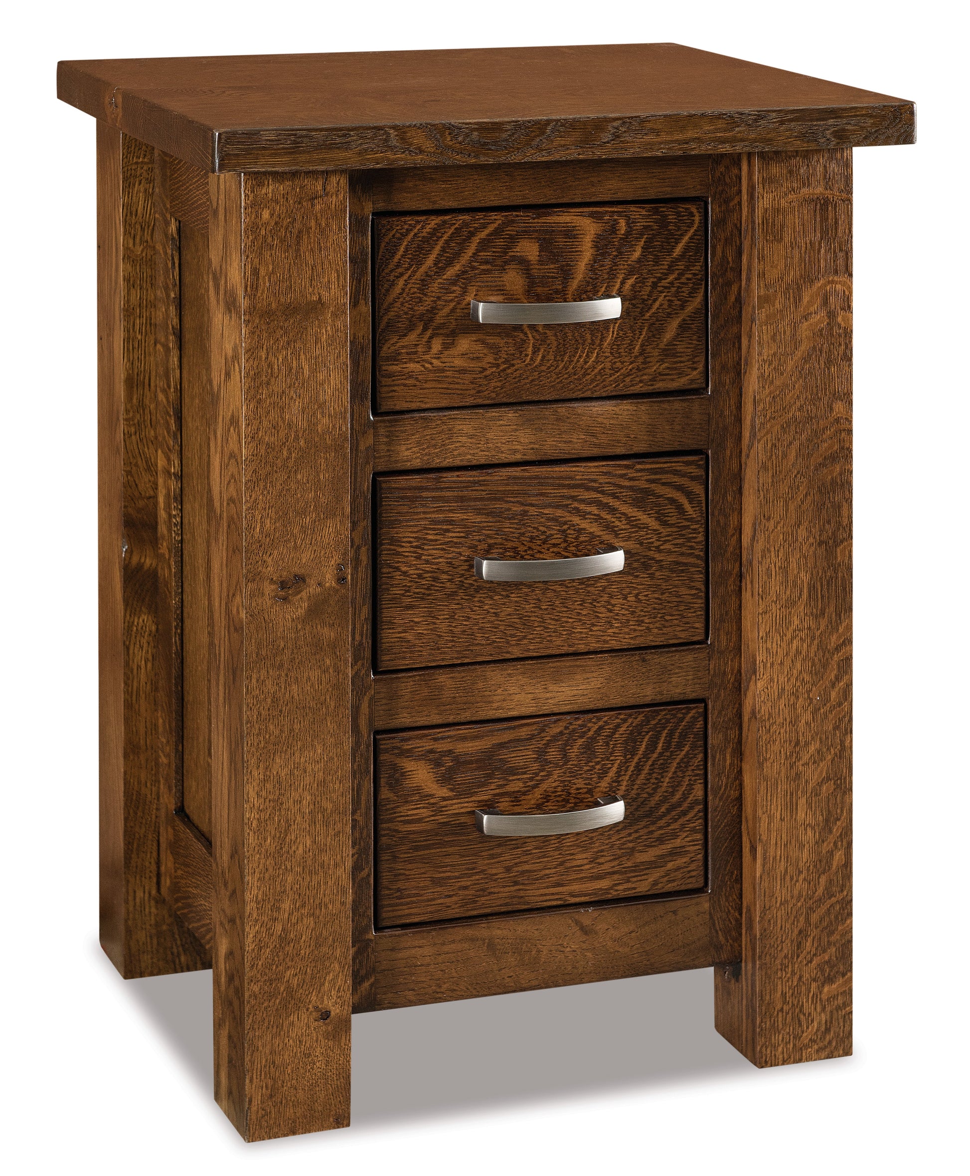 Amish Heidi Three Drawer Nightstand