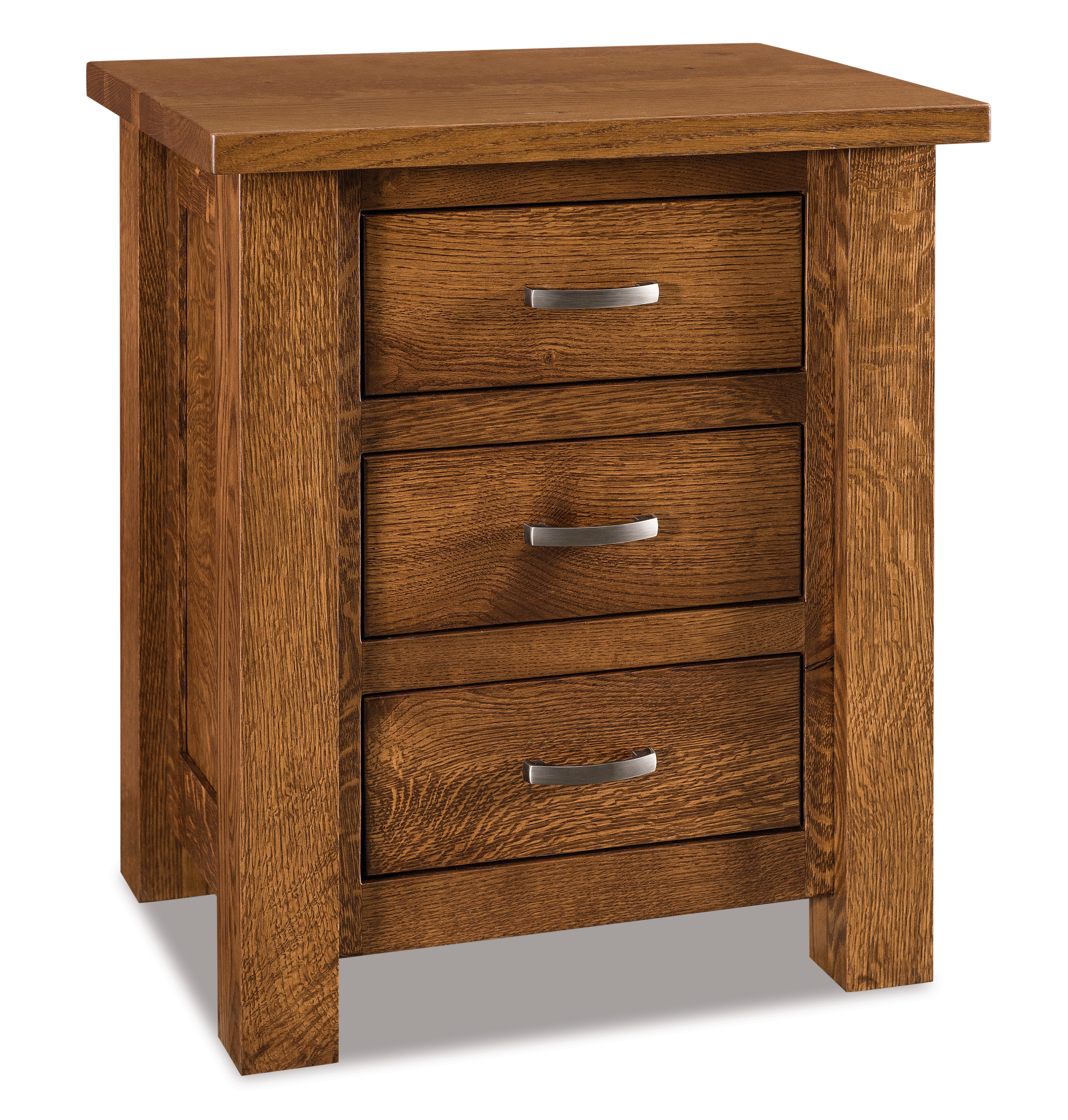 Amish Heidi Three Drawer Nightstand