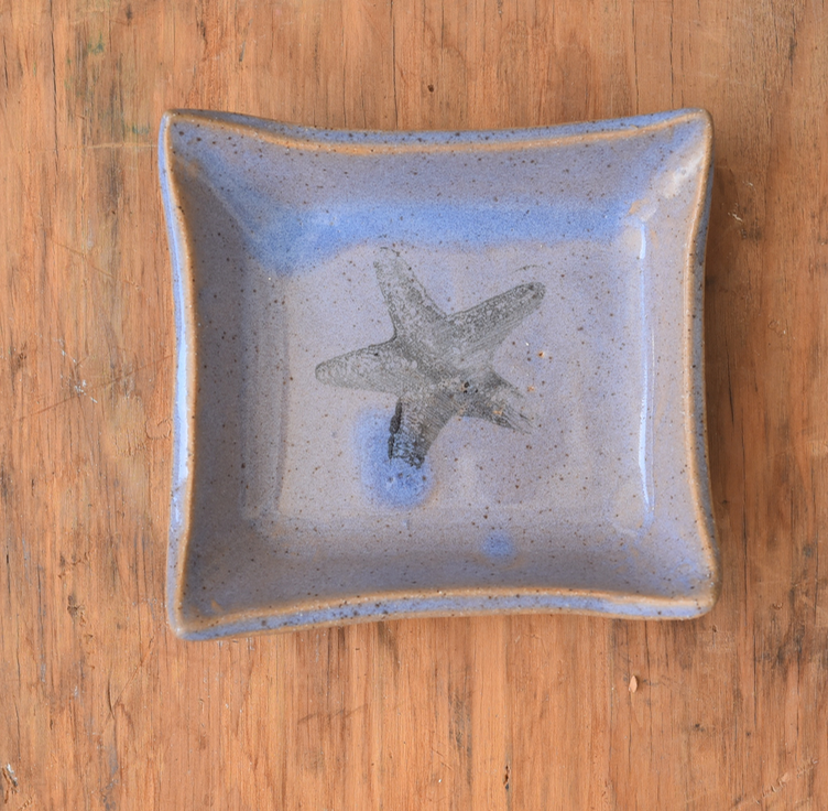 Mini Square Dish - Starfish