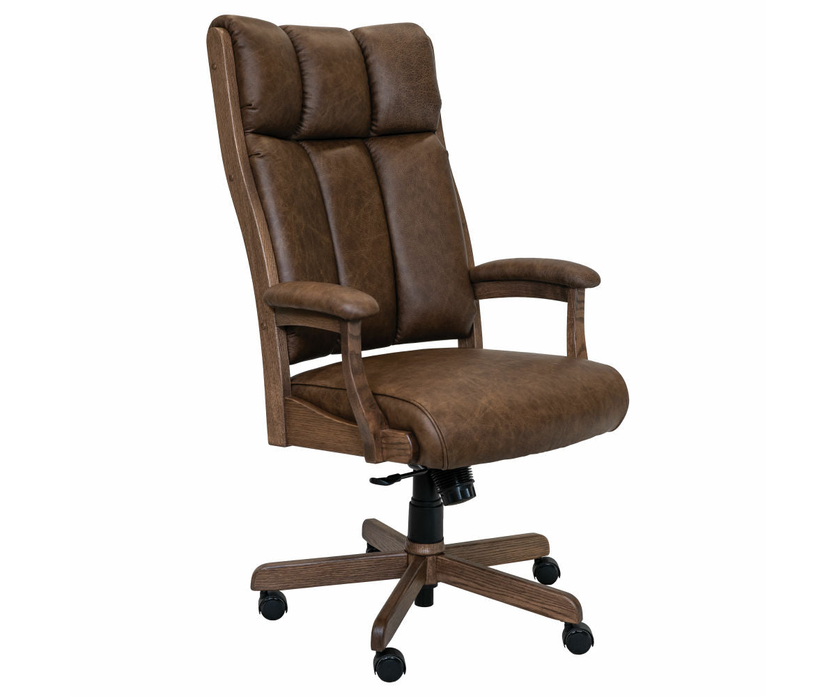 Amish Clark Executive Chair with Gas Lift