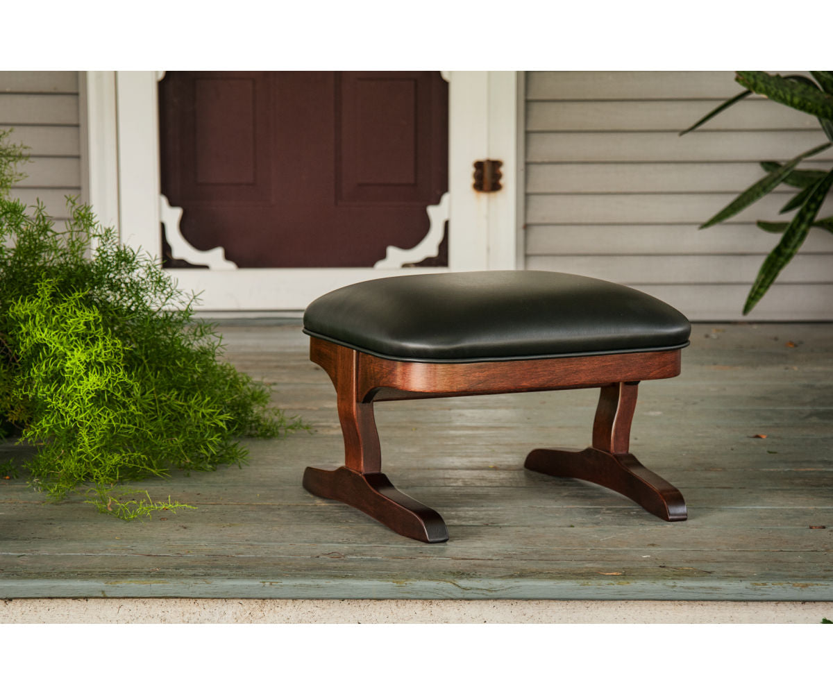 Amish Terry Non-Rocking Footstool