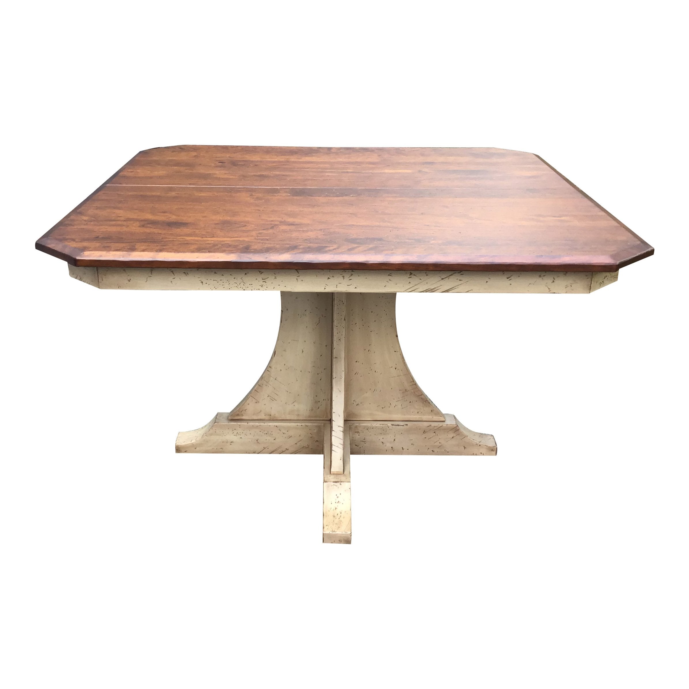 santa fe 48 inch rustic distressed table