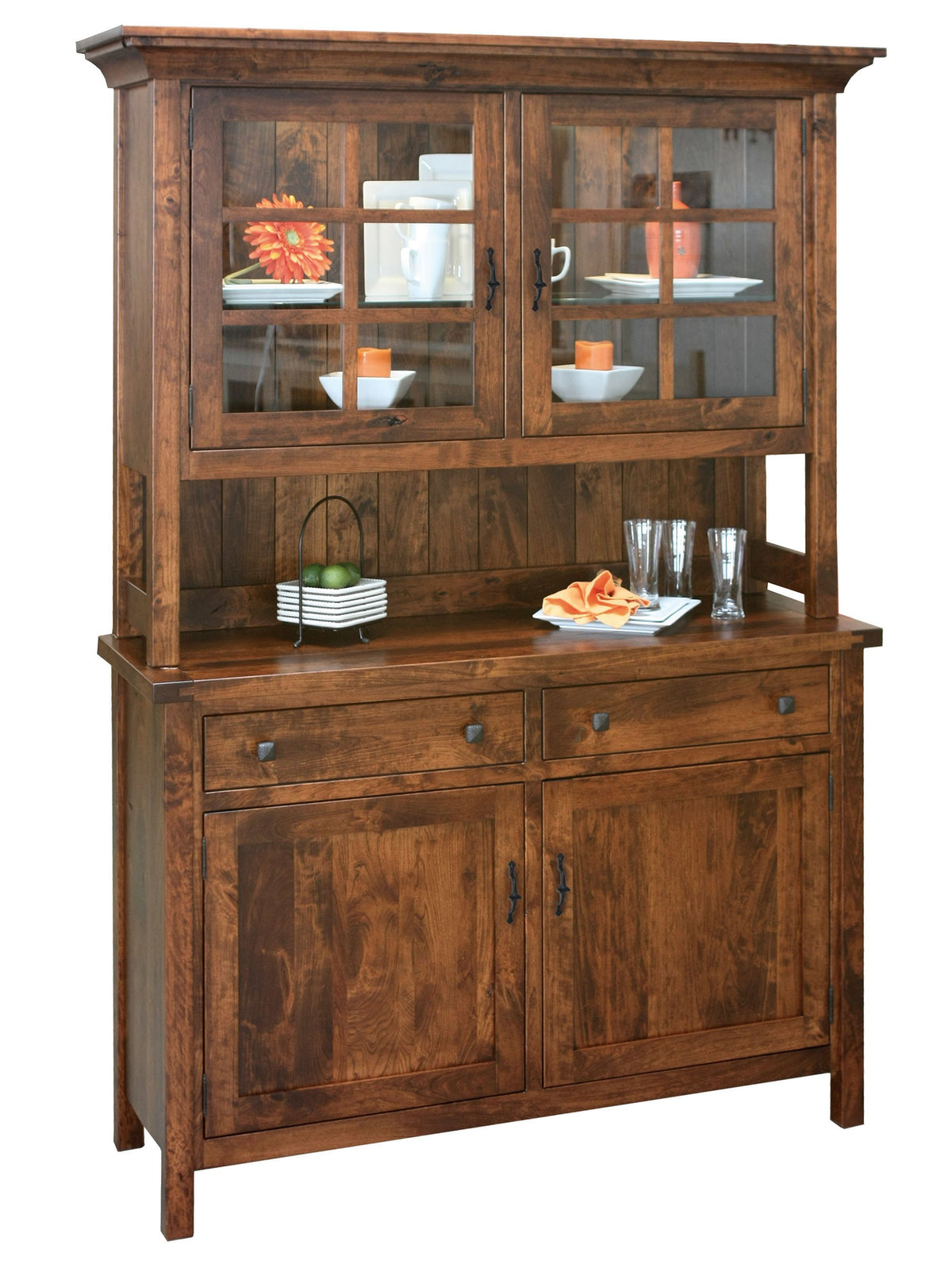 Jordon Two Door Hutch-The Amish House