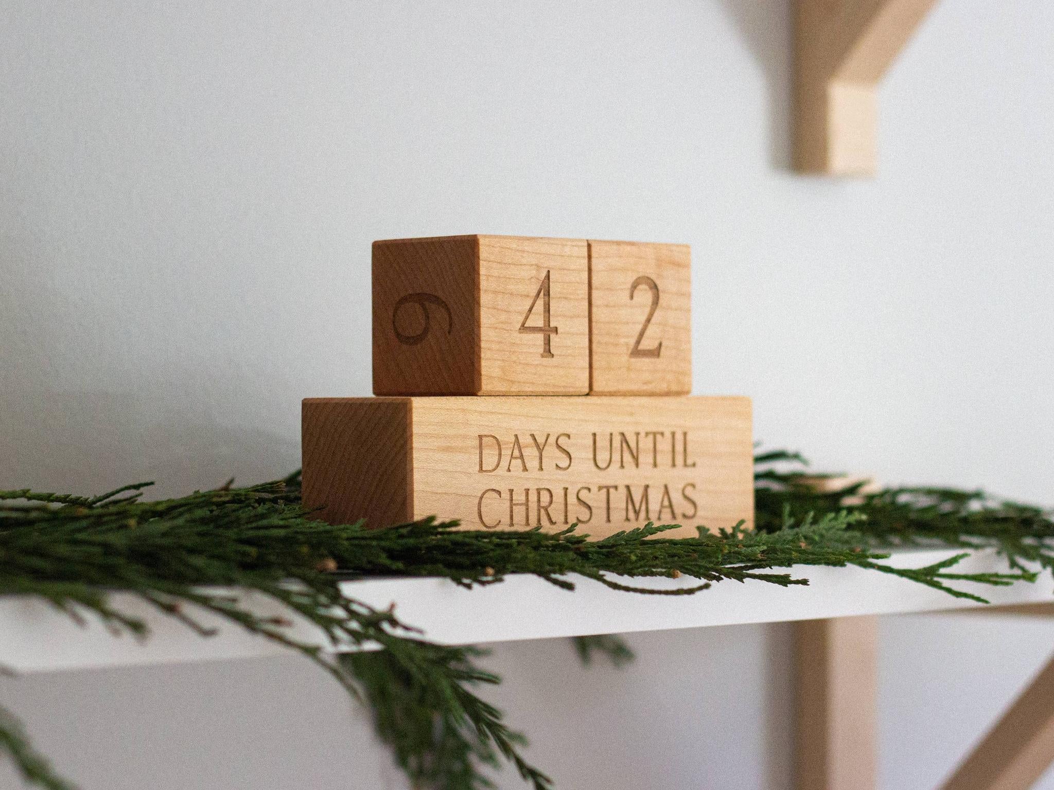 Christmas Countdown Blocks – The Amish House