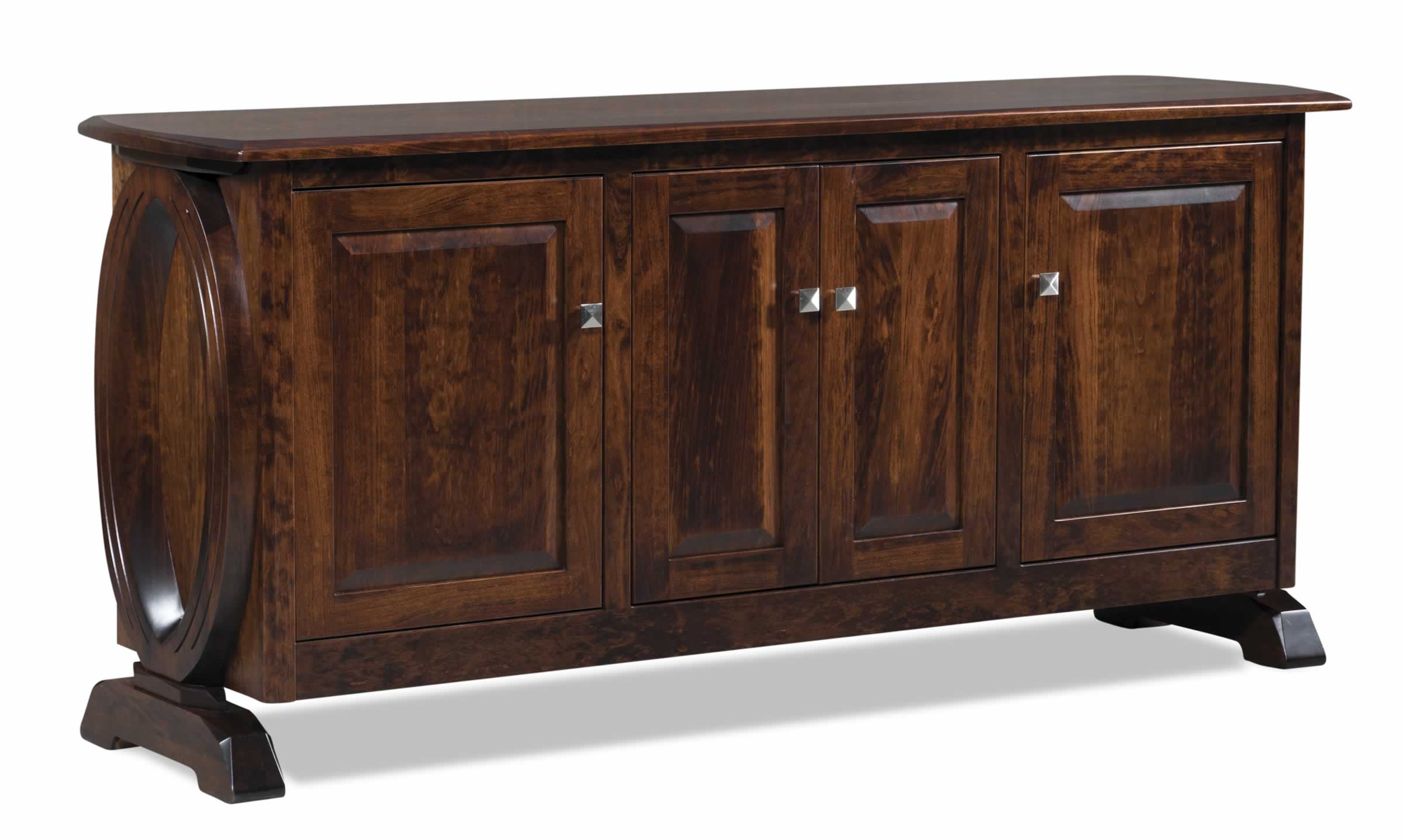 Amish Saratoga Four Doors Back Bar