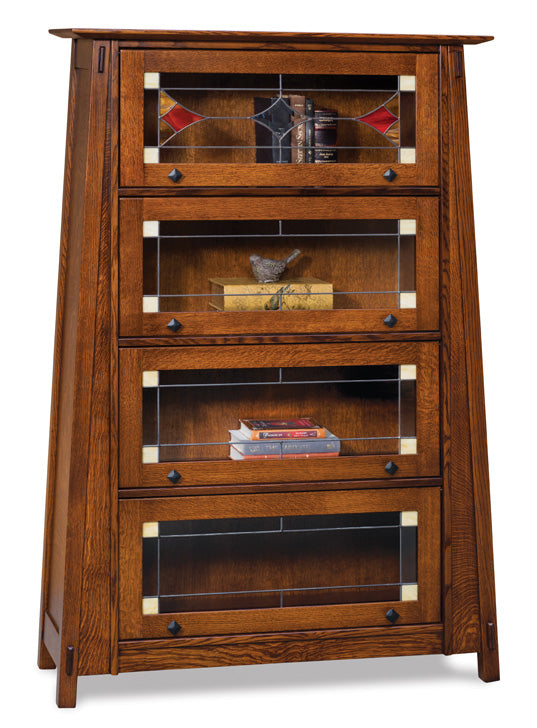 Cherry barrister store bookcase