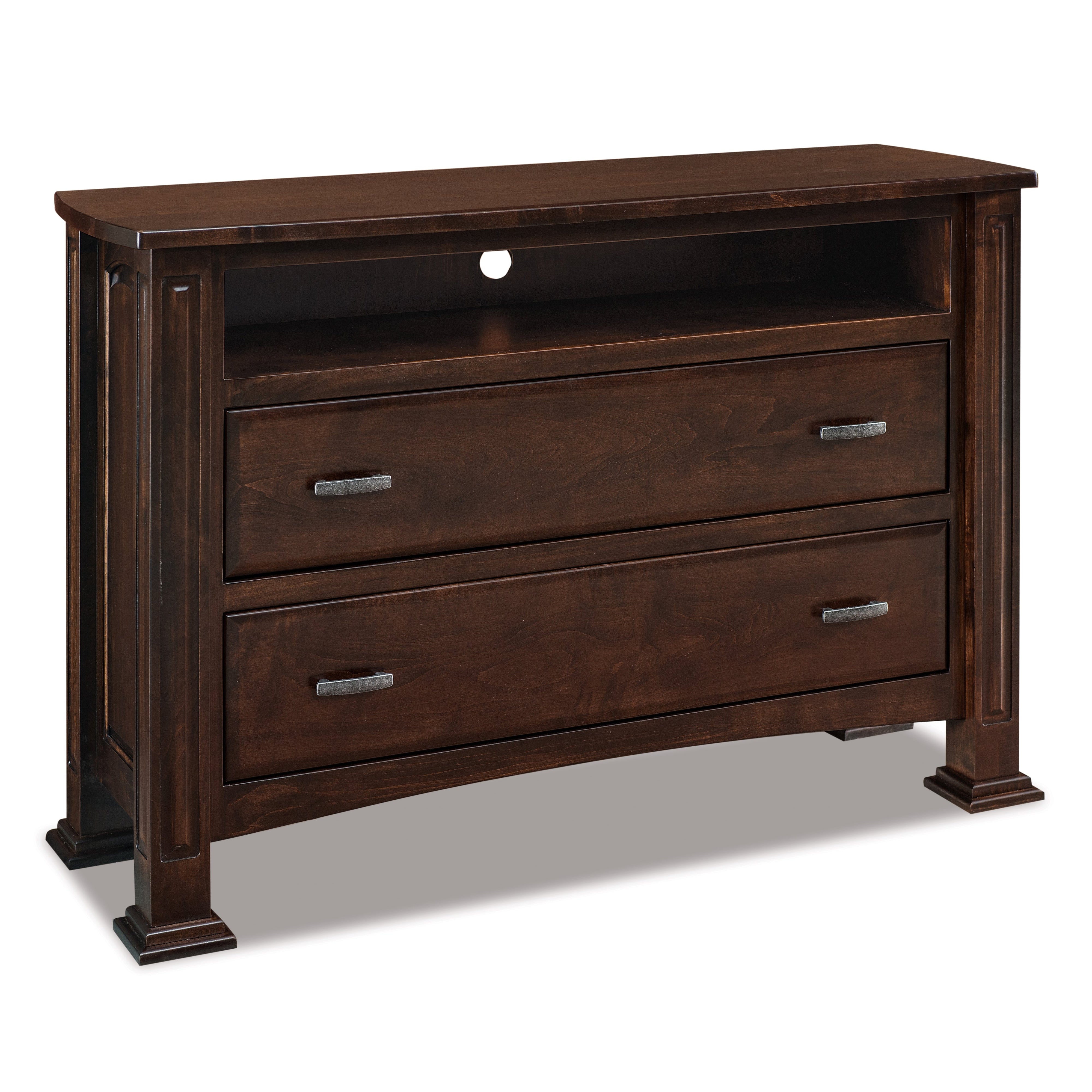 Amish Arrington Two Drawer Media Chest - Quick Ship