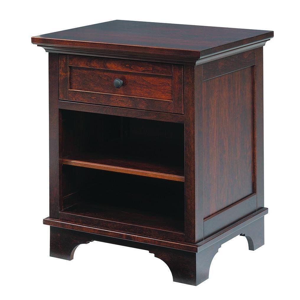 Arlington One Drawer Nightstand-Bedroom-The Amish House