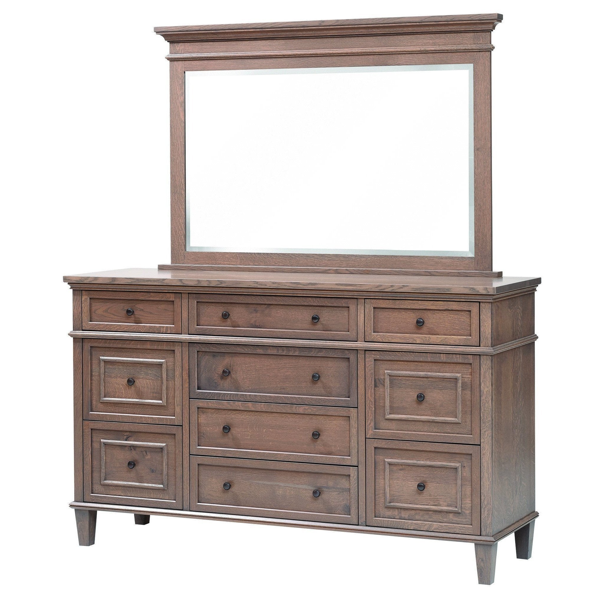 Rockport Dresser with Mirror-Bedroom-The Amish House