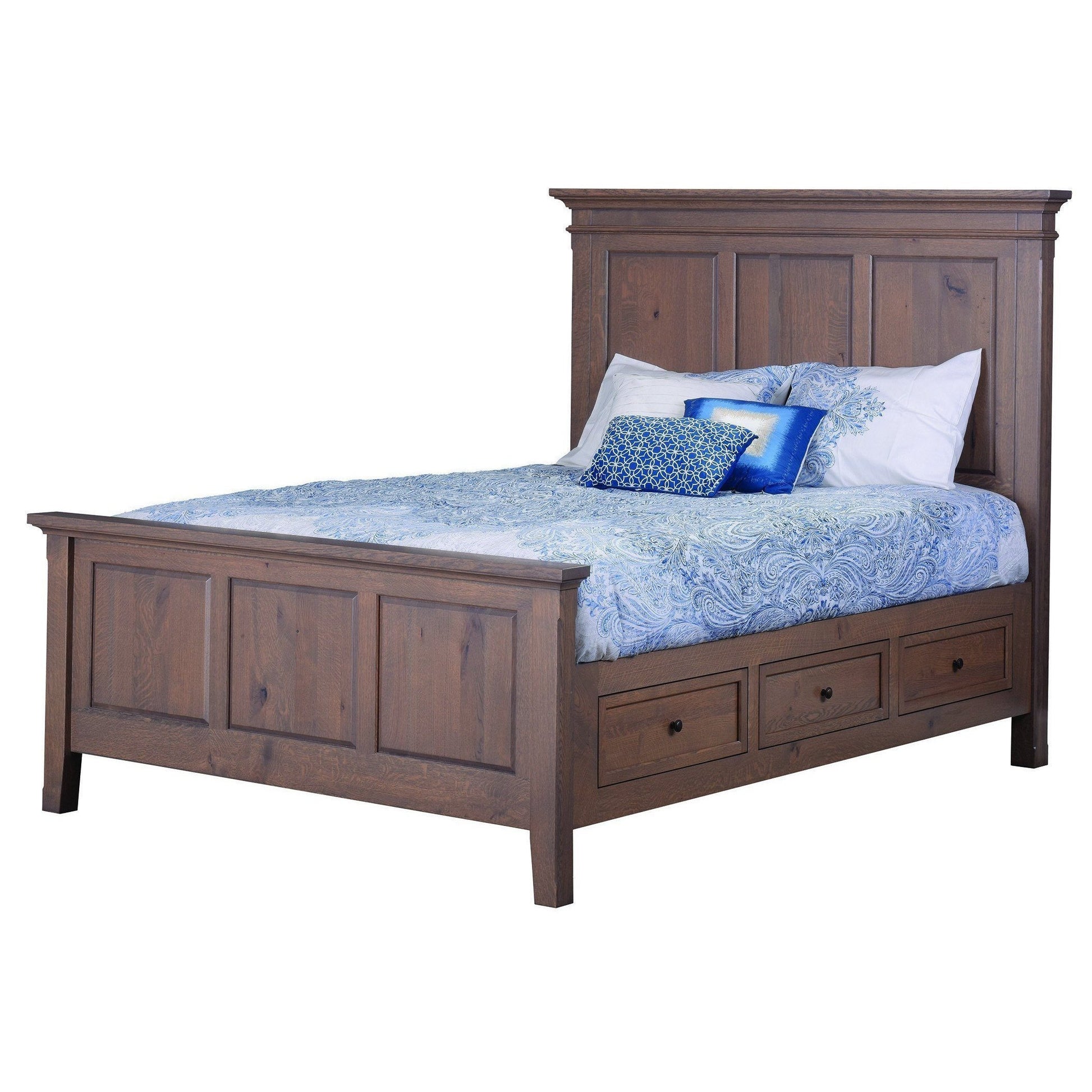 Rockport Bed with Storage Units-Bedroom