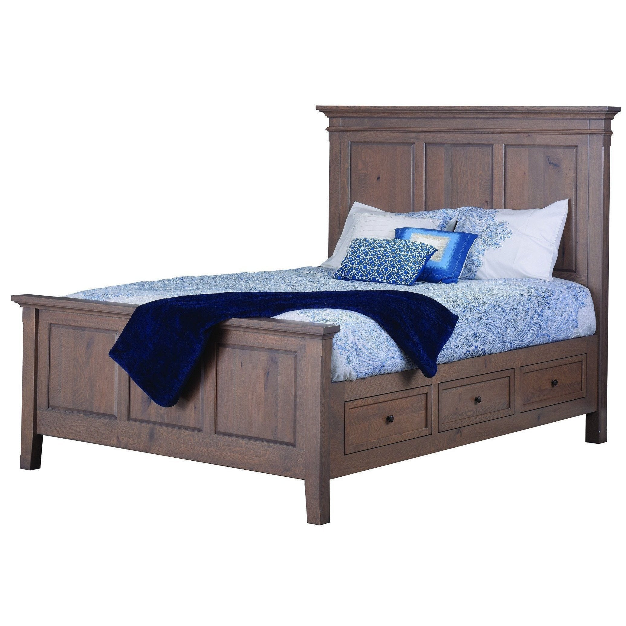 Rockport Bed with Storage Units-Bedroom