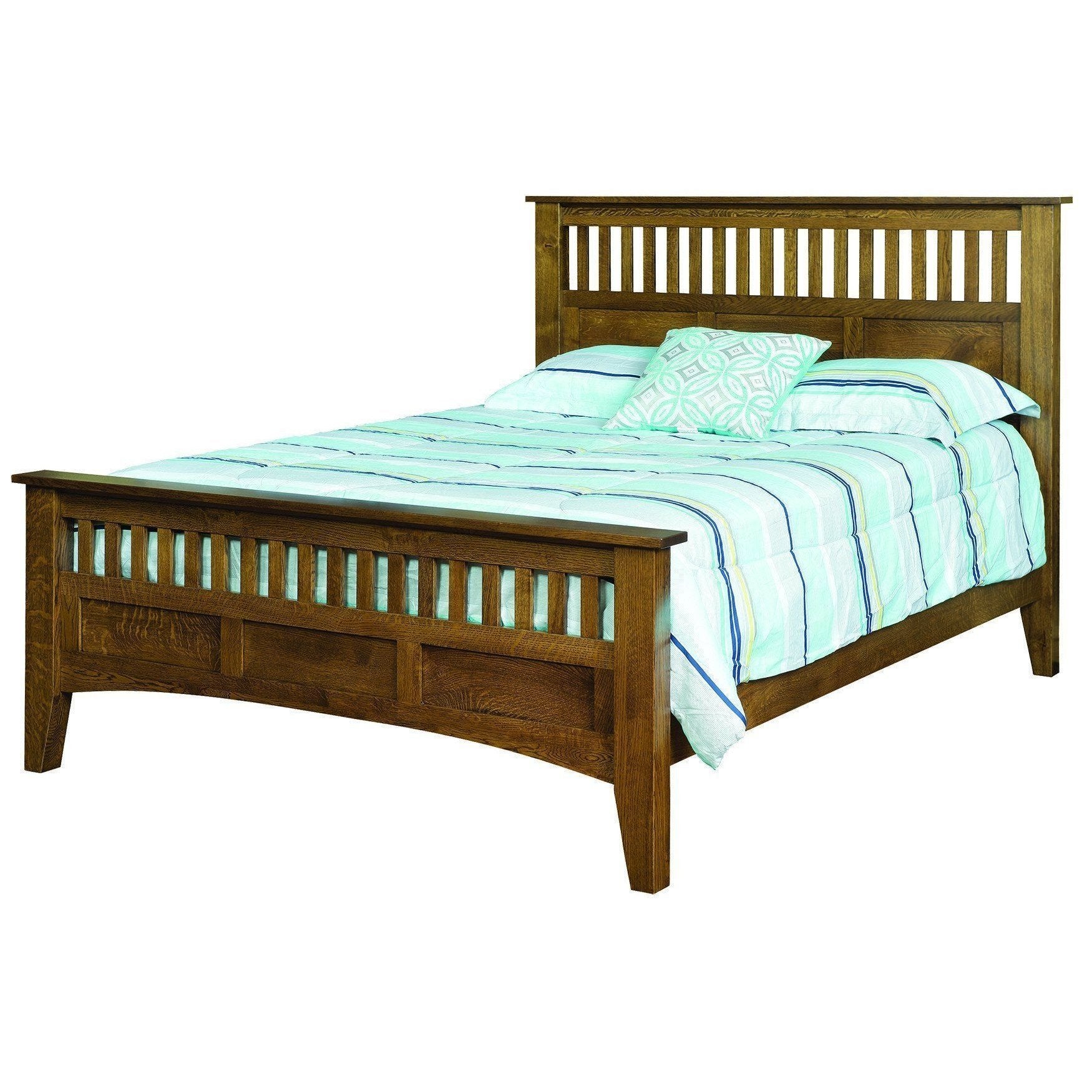 Siesta Mission Bed-Bedroom-The Amish House