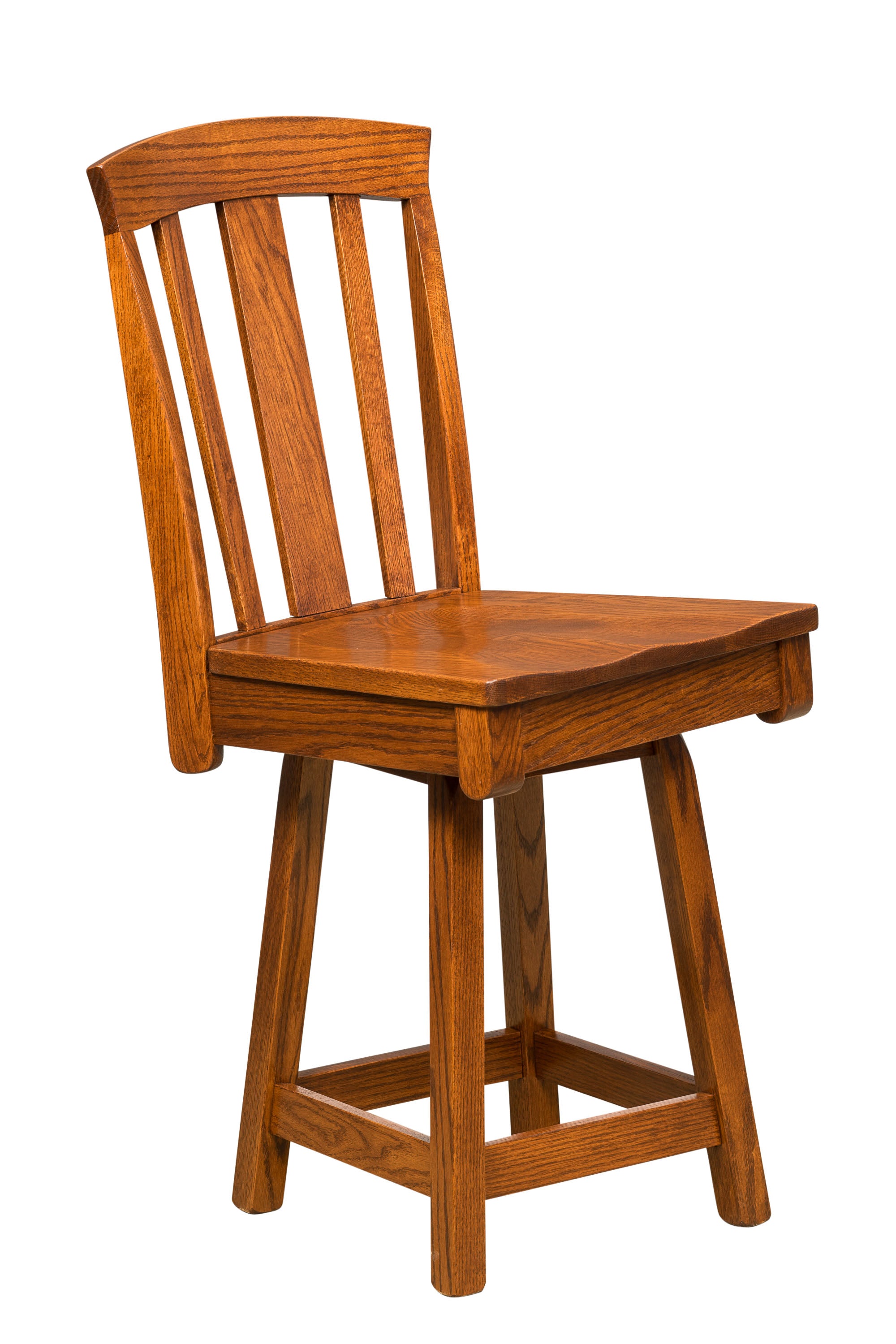 Amish Brady Swivel Bar Stool