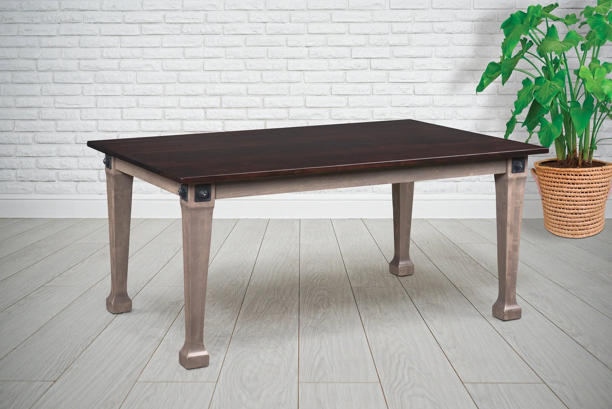 Amish C.E. Plain Leg Table - Quick Ship