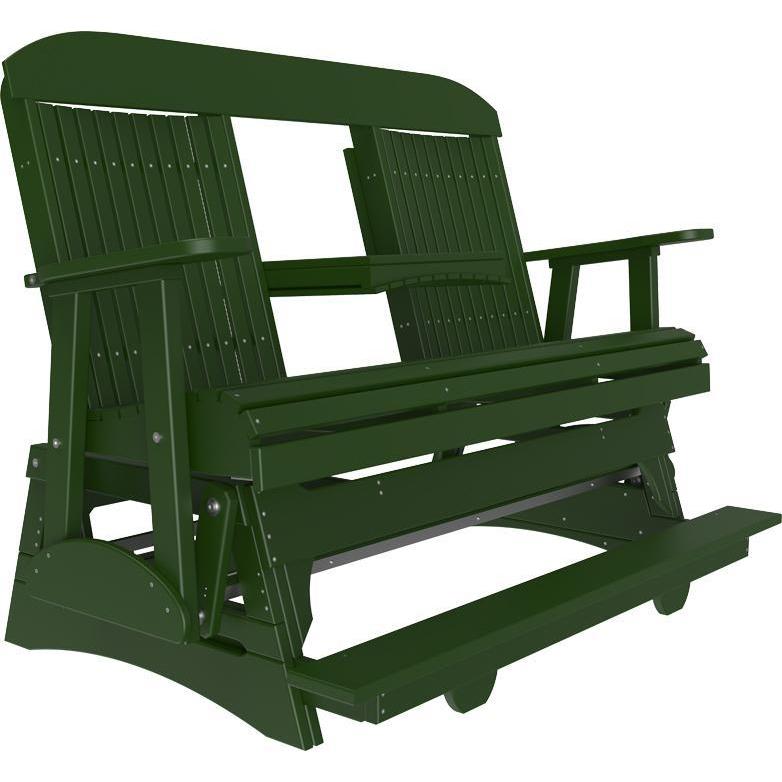 5' Classic Balcony Glider Green-The Amish House