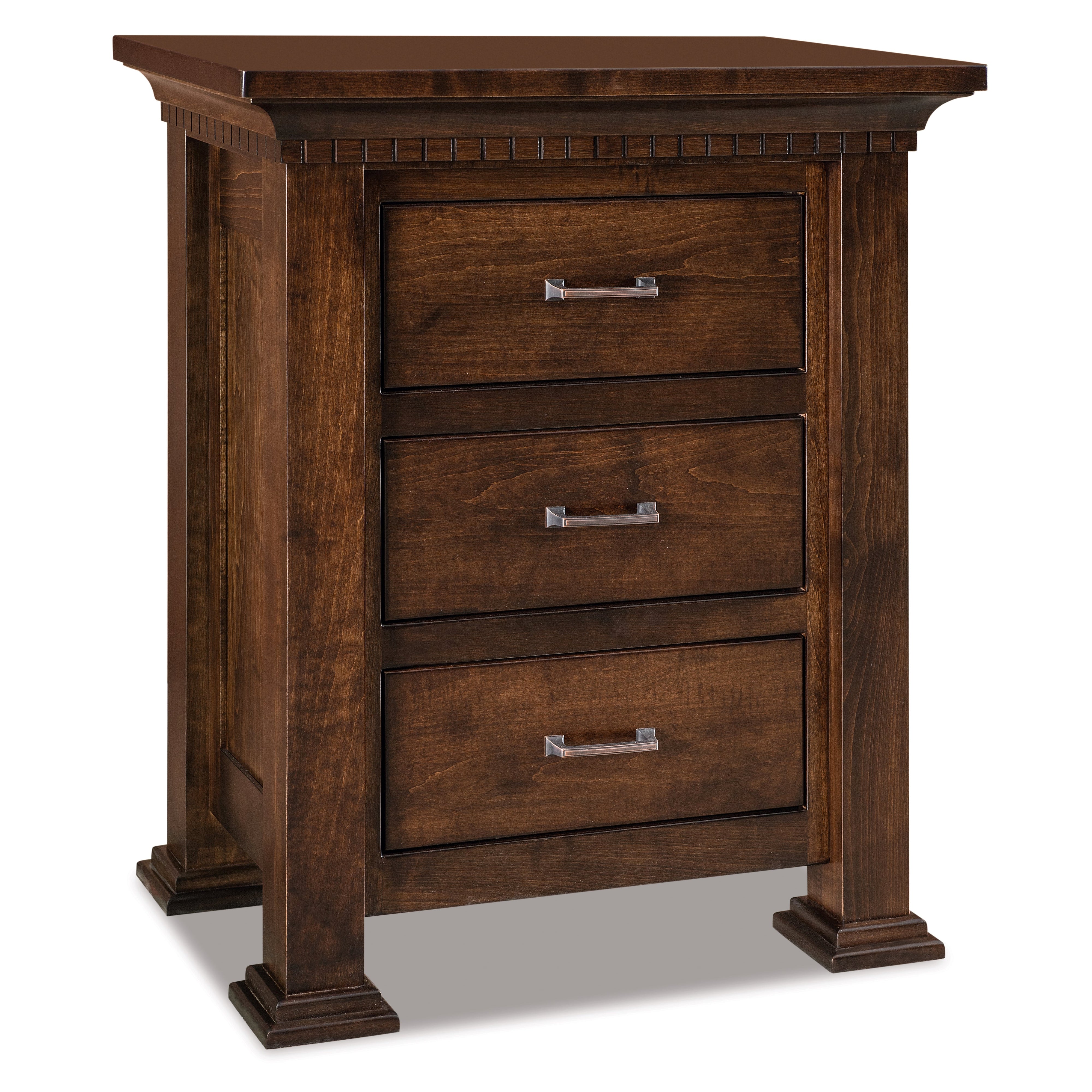 Empire 30" Three Drawer Nightstand