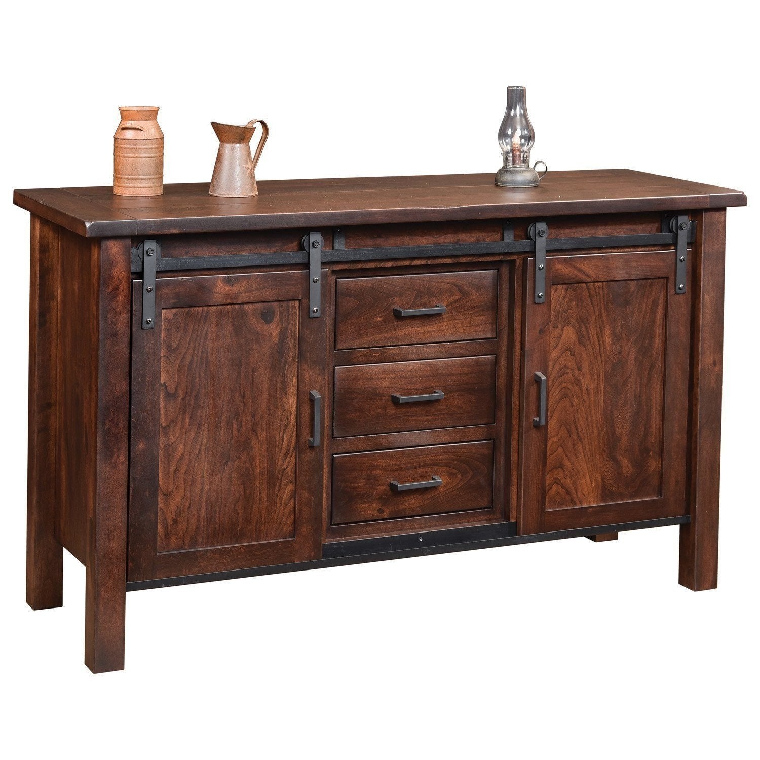 Amish Farmhouse 60" Barn Door Buffet