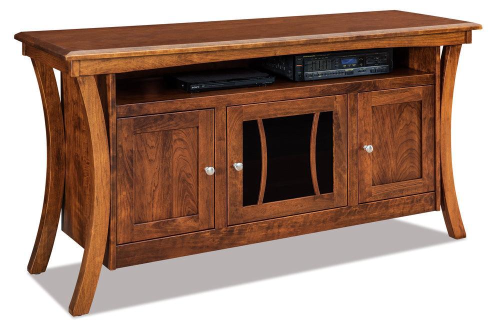 Amish Sierra Three Doors Opening Media Stand