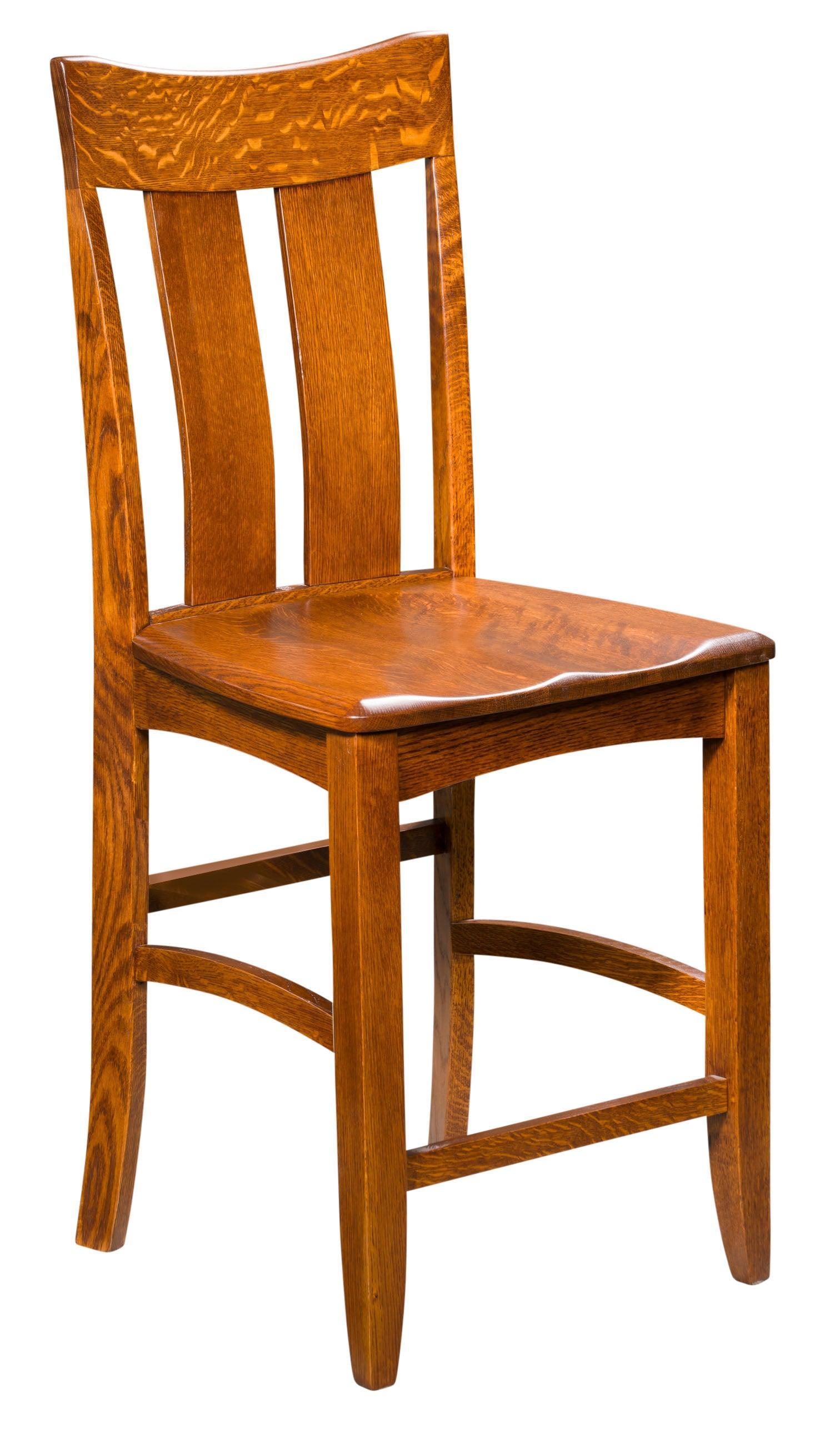 Amish Galena Stationary Bar Stool