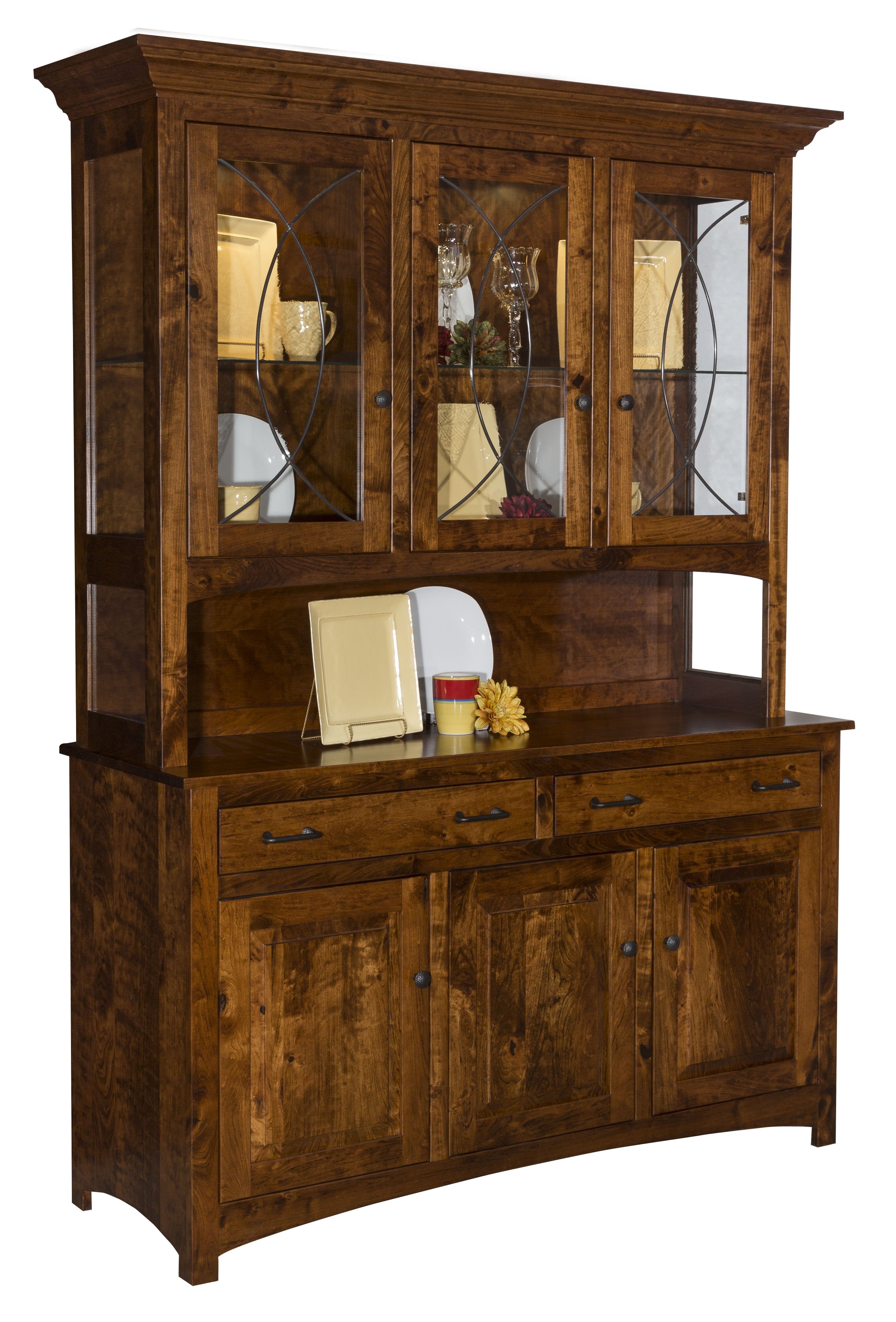 Hackenburg Two Door Hutch-The Amish House