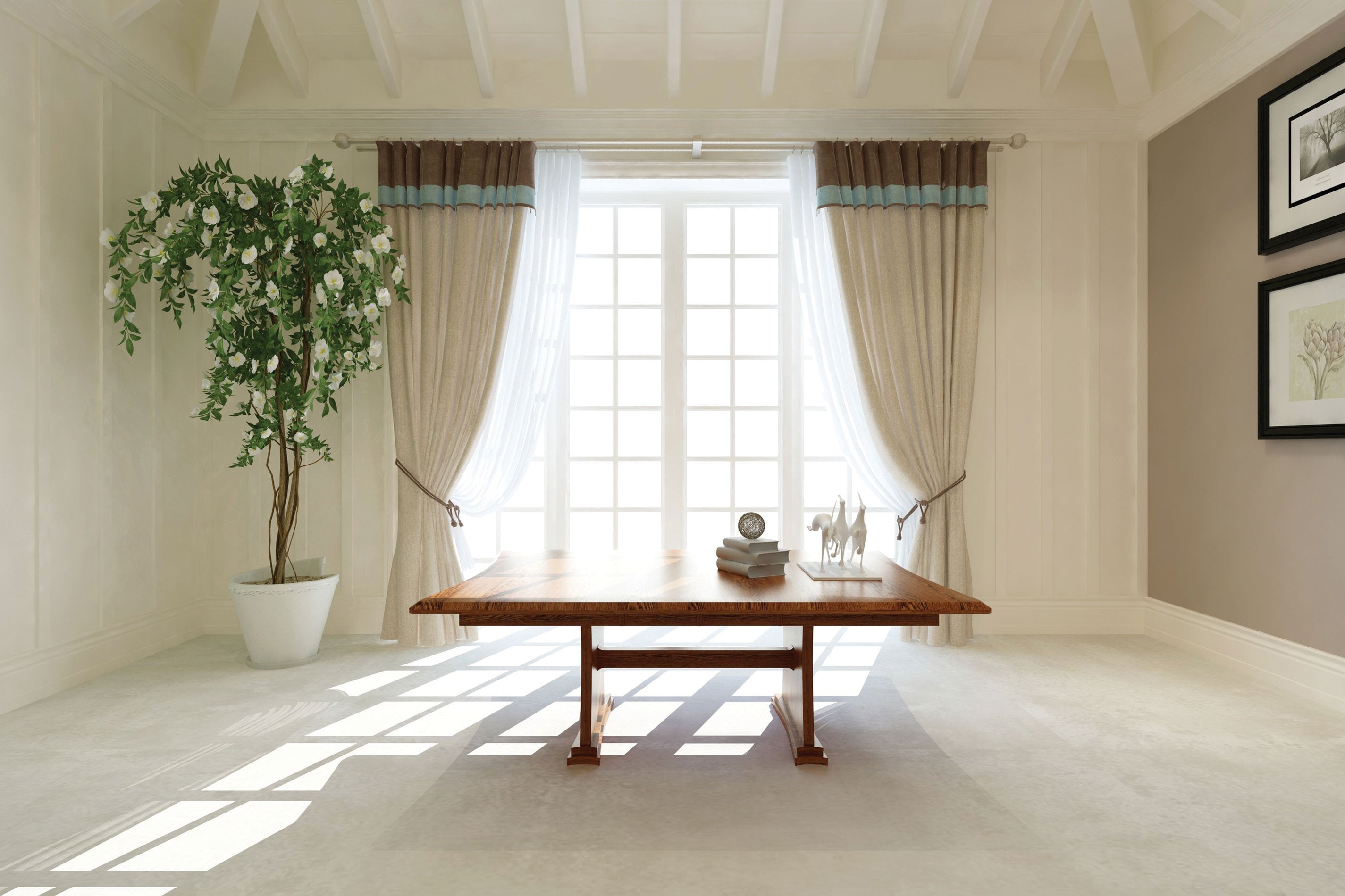 Amish Hampton Trestle Table