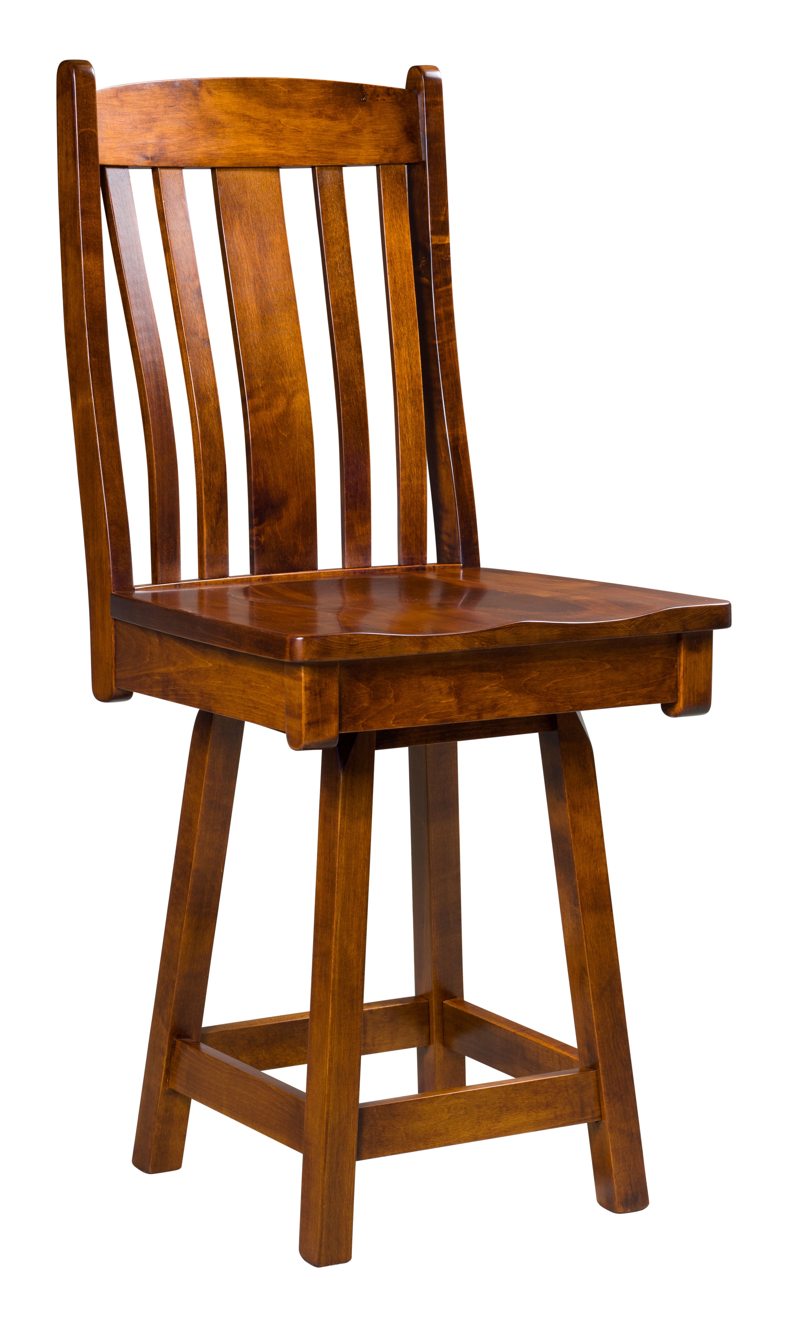 Amish Kensington Swivel Bar Stool