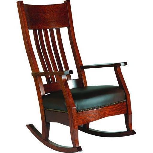 Amish double rocking discount chair