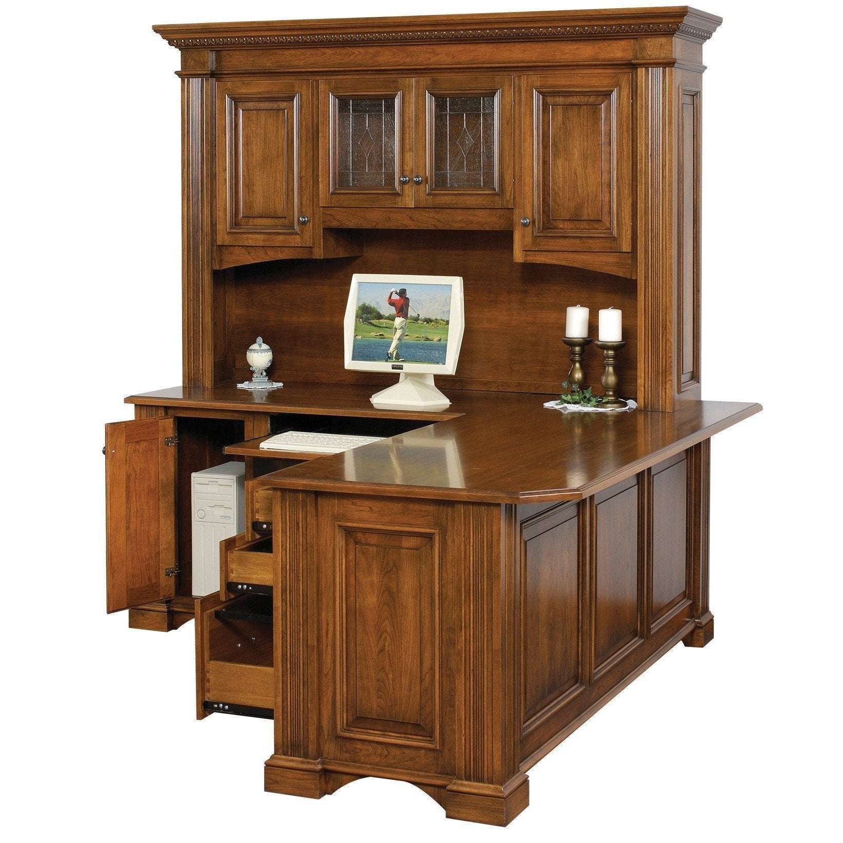Lincoln Corner Desk-Office-The Amish House