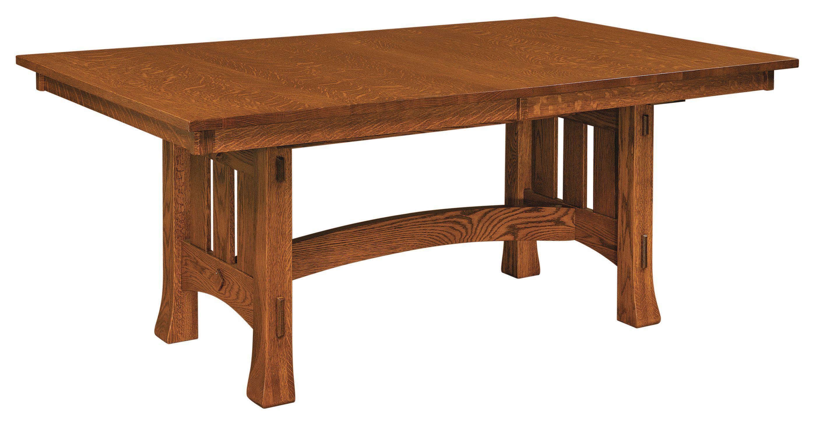 Olde Century Mission Trestle Table-The Amish House