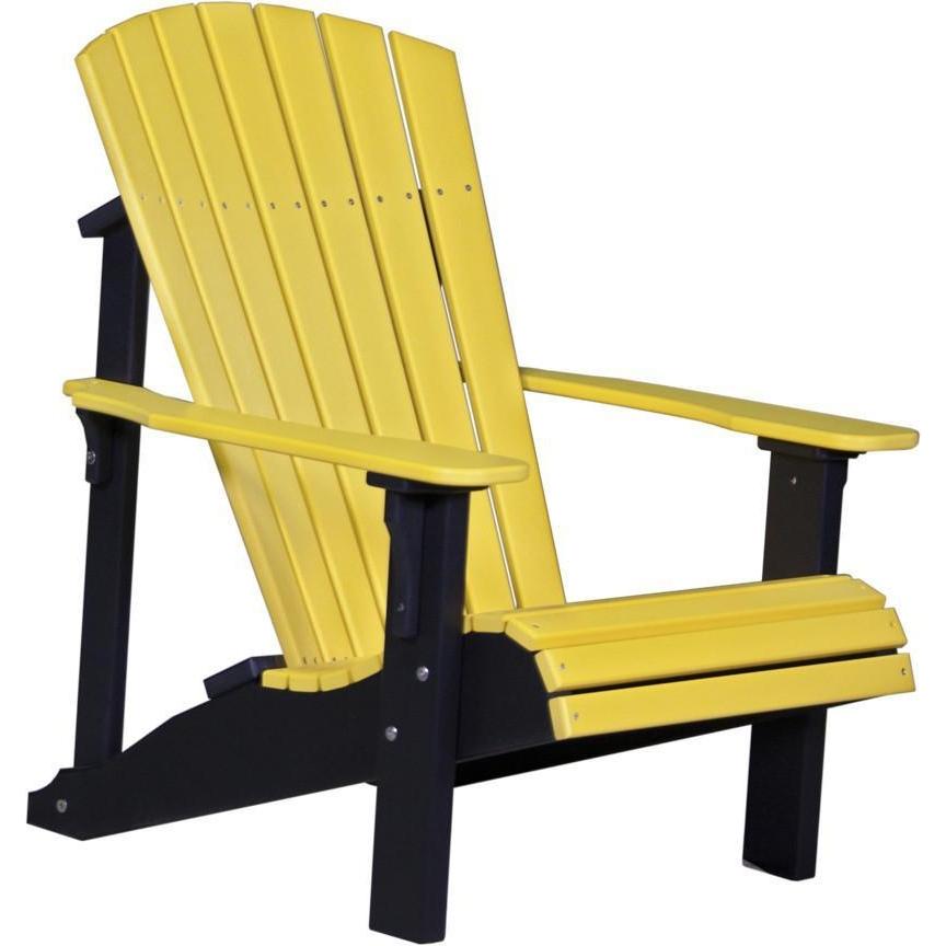 Deluxe Adirondack Chair Yellow & Black