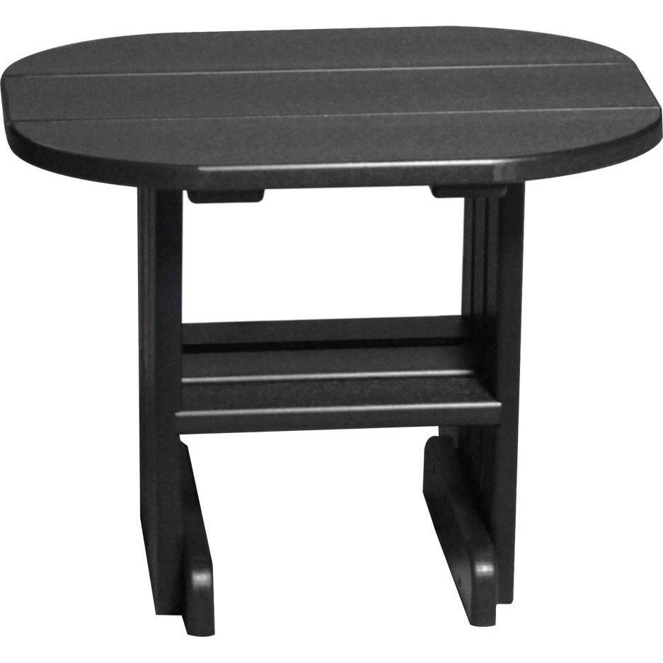 Outdoor End Table Black