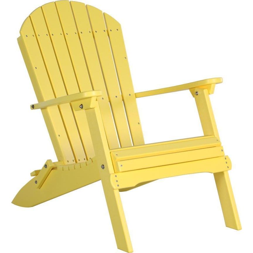 Folding Adirondack Chair Yellow