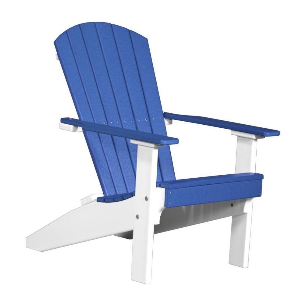 Lakeside Adirondack Chair Blue & White