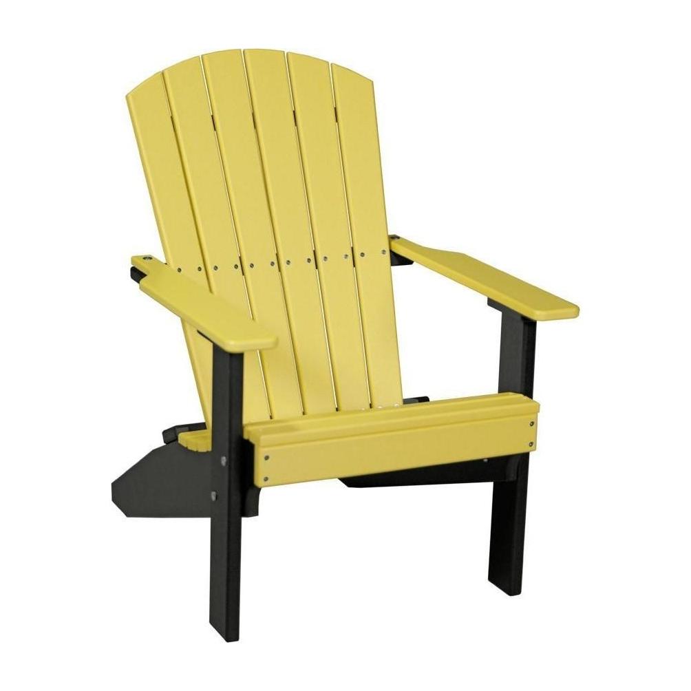 Lakeside Adirondack Chair Yellow & Black