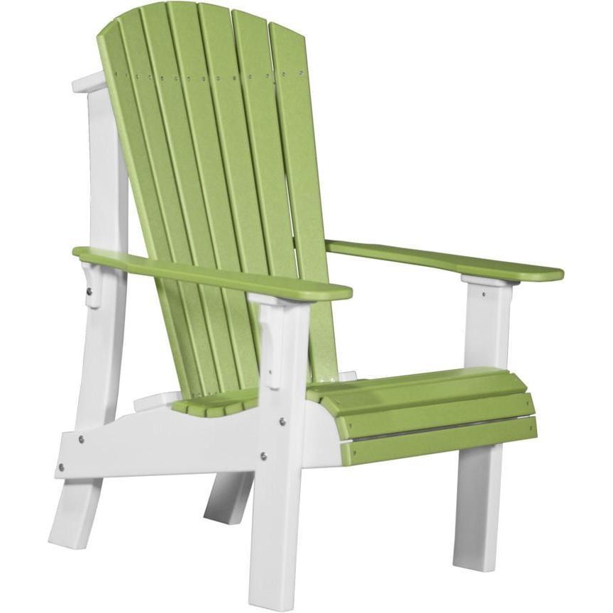 Royal Adirondack Chair Lime Green & White